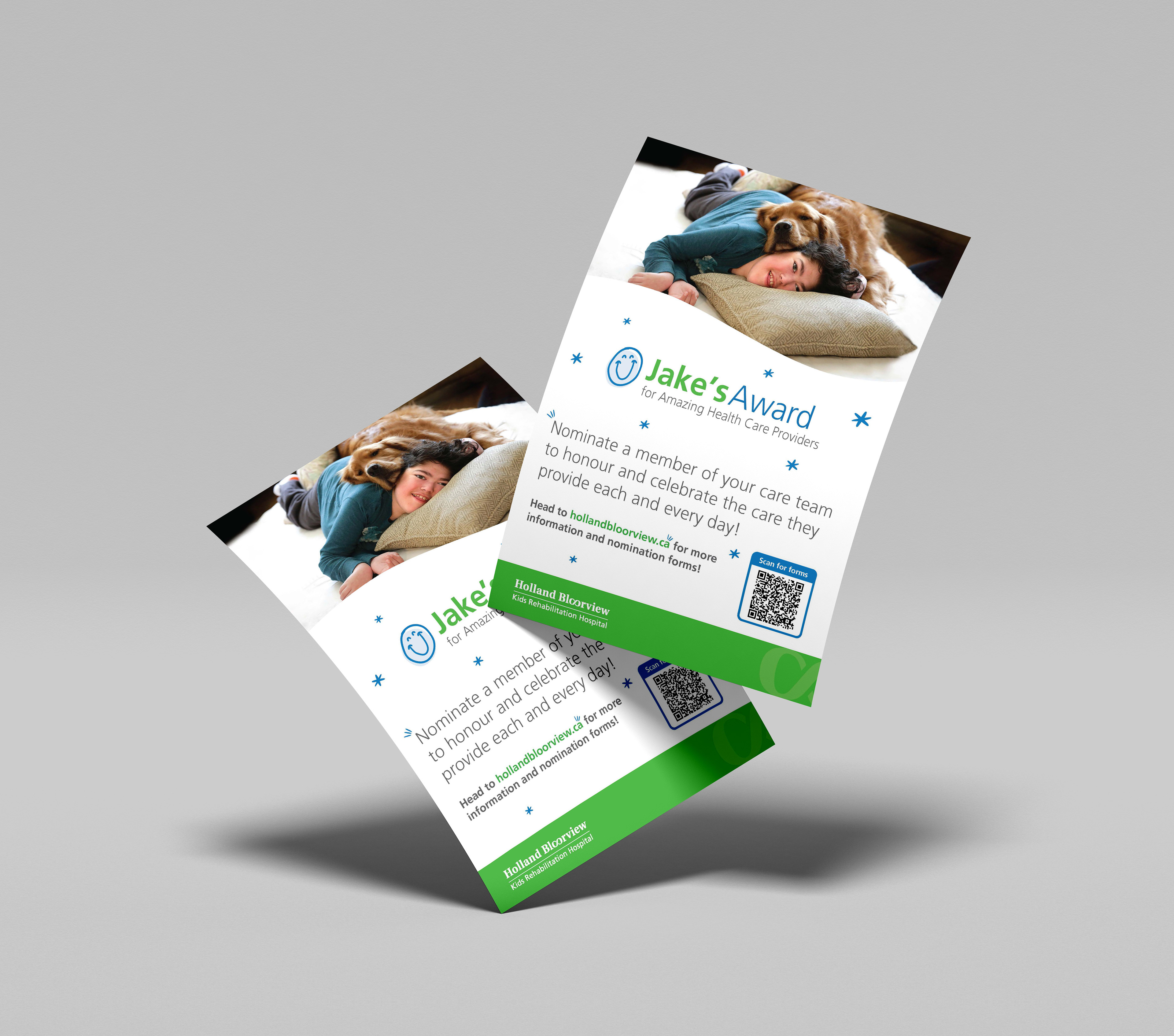 Jake's Award Flyer Mockup