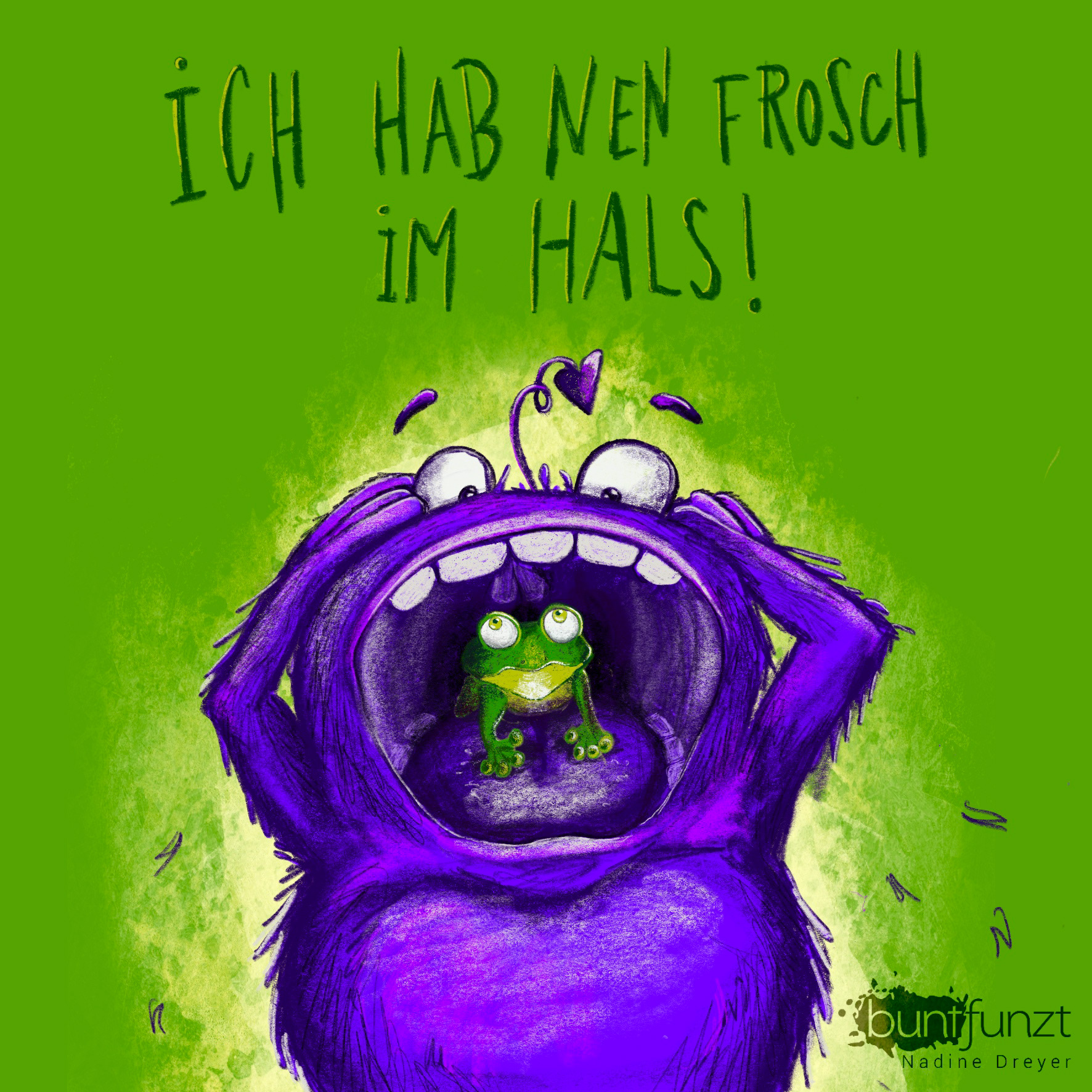 Ich hab nen Frosch im Hals