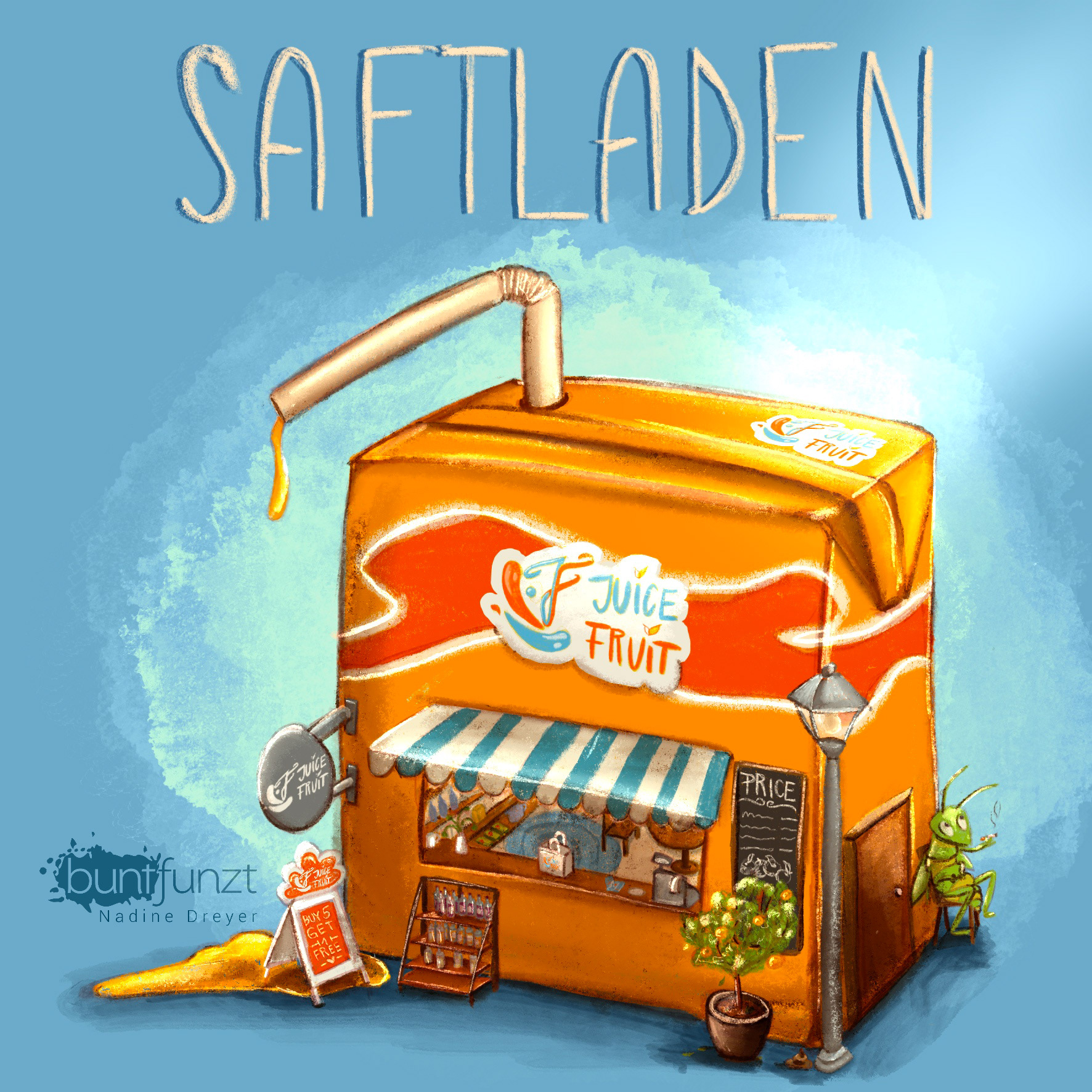Saftladen bei Tag
