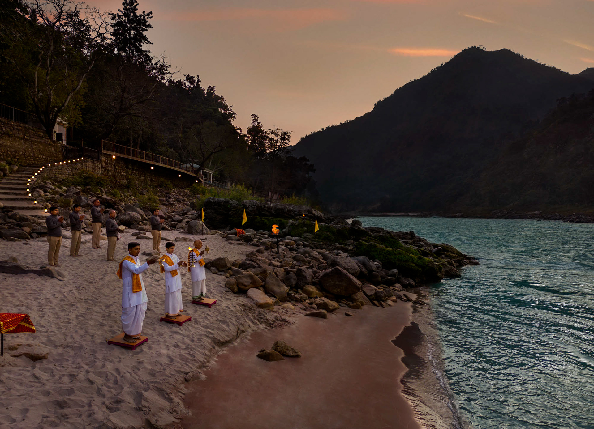 Anand Kashi by the Ganges, Rishikesh