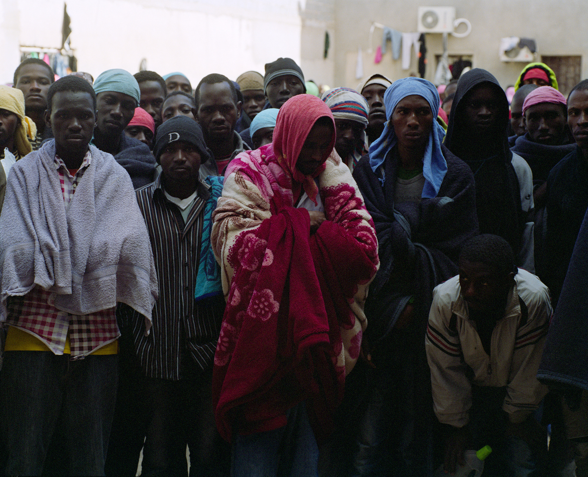 Centre de détention pour migrants de Zaouia (Libye, 2014)