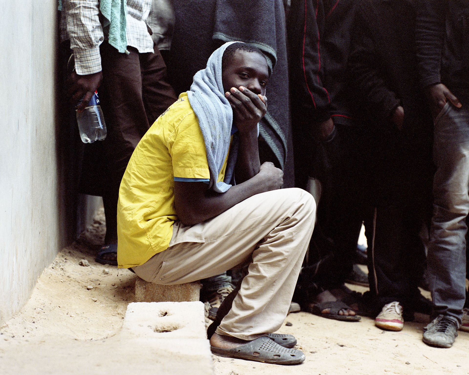 Centre de détention pour migrants de Zaouia (Libye, 2014)