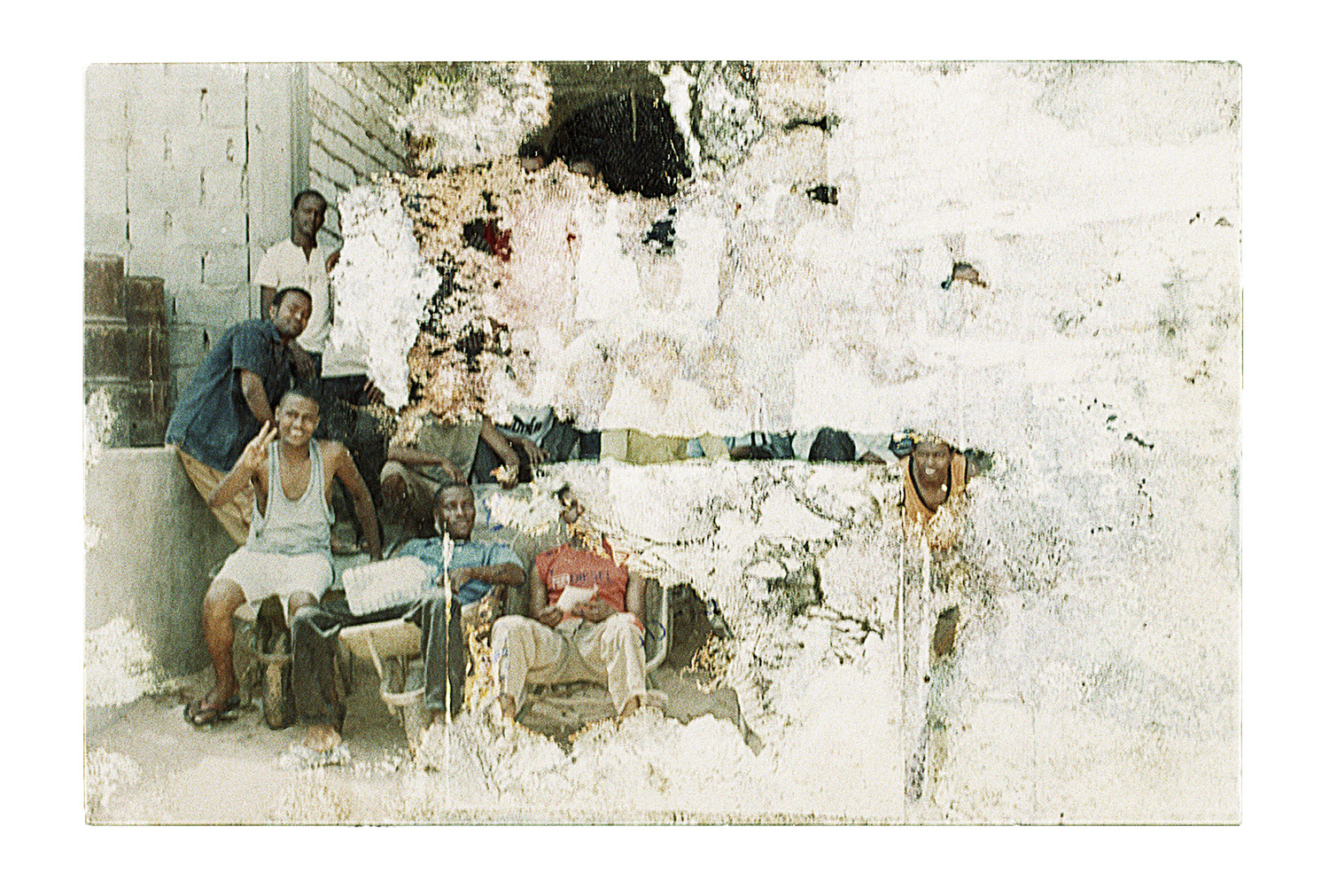 Reproduction photographique d'une image échouée