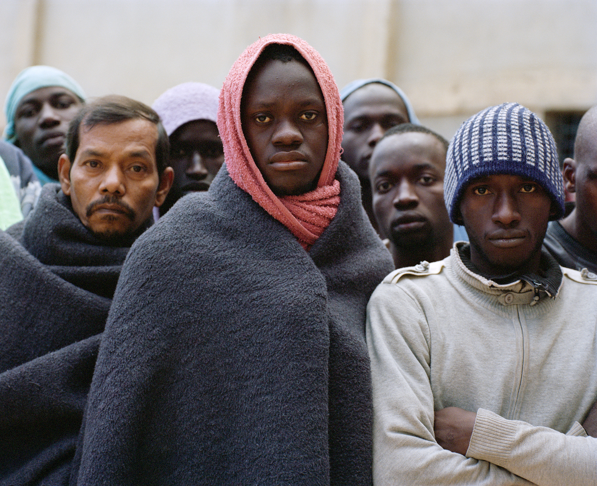 Centre de détention pour migrants de Zaouia (Libye, 2014)