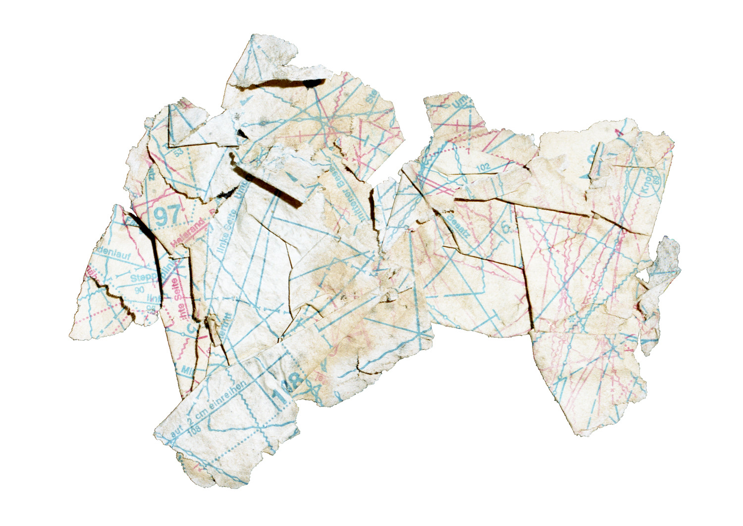 Reproduction photographique d'un document échoué, Lampedusa (2010)