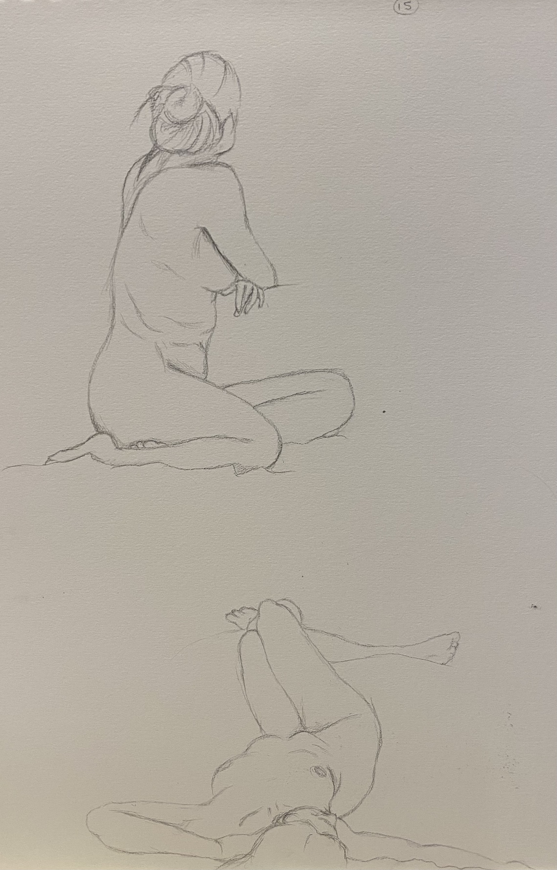 Life Drawing Class. 10-15 minutes