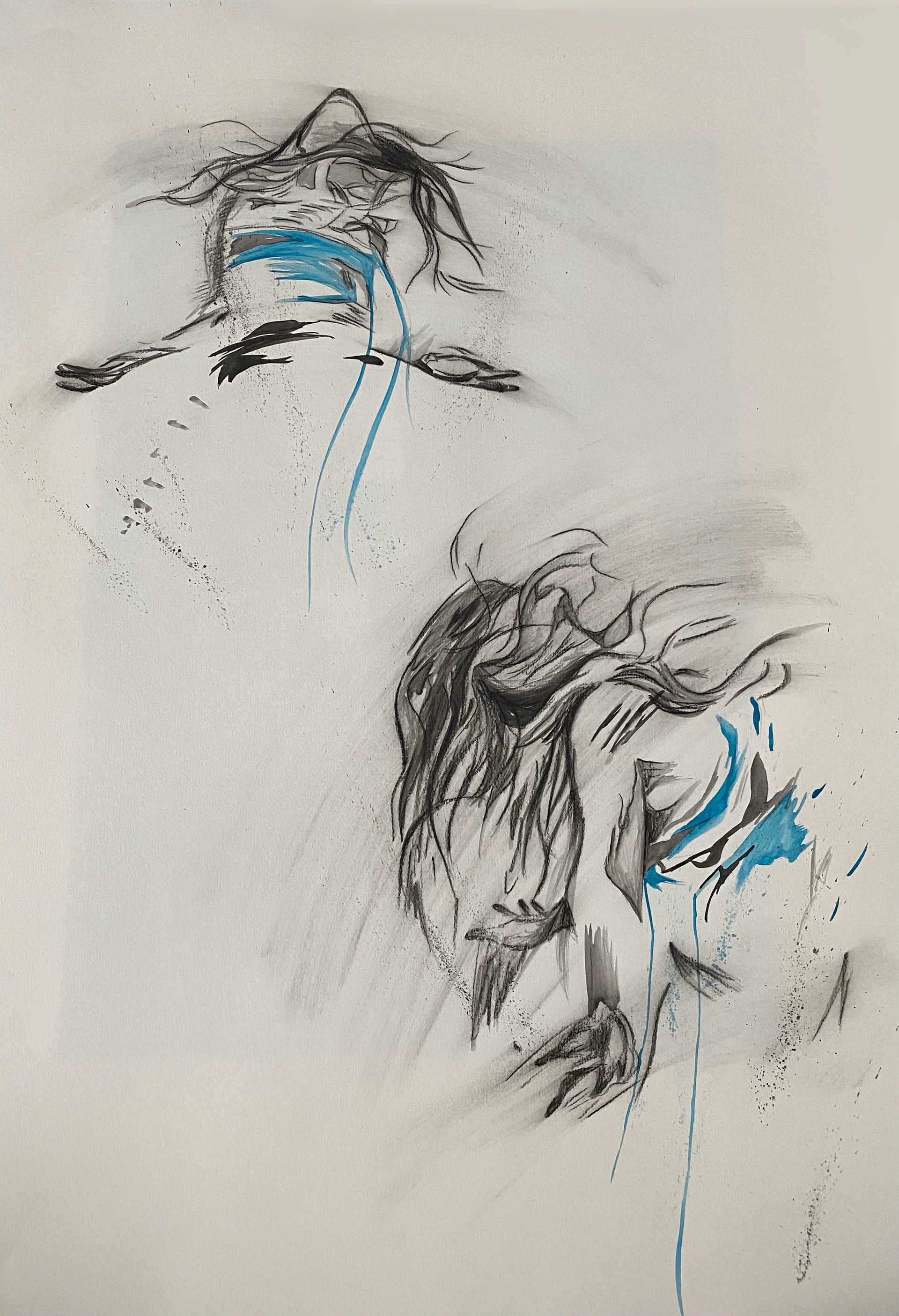 Abstract Response - Charcoal and Ink