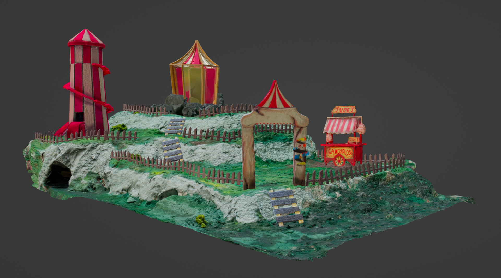 Abandoned Circus Grounds: Blender