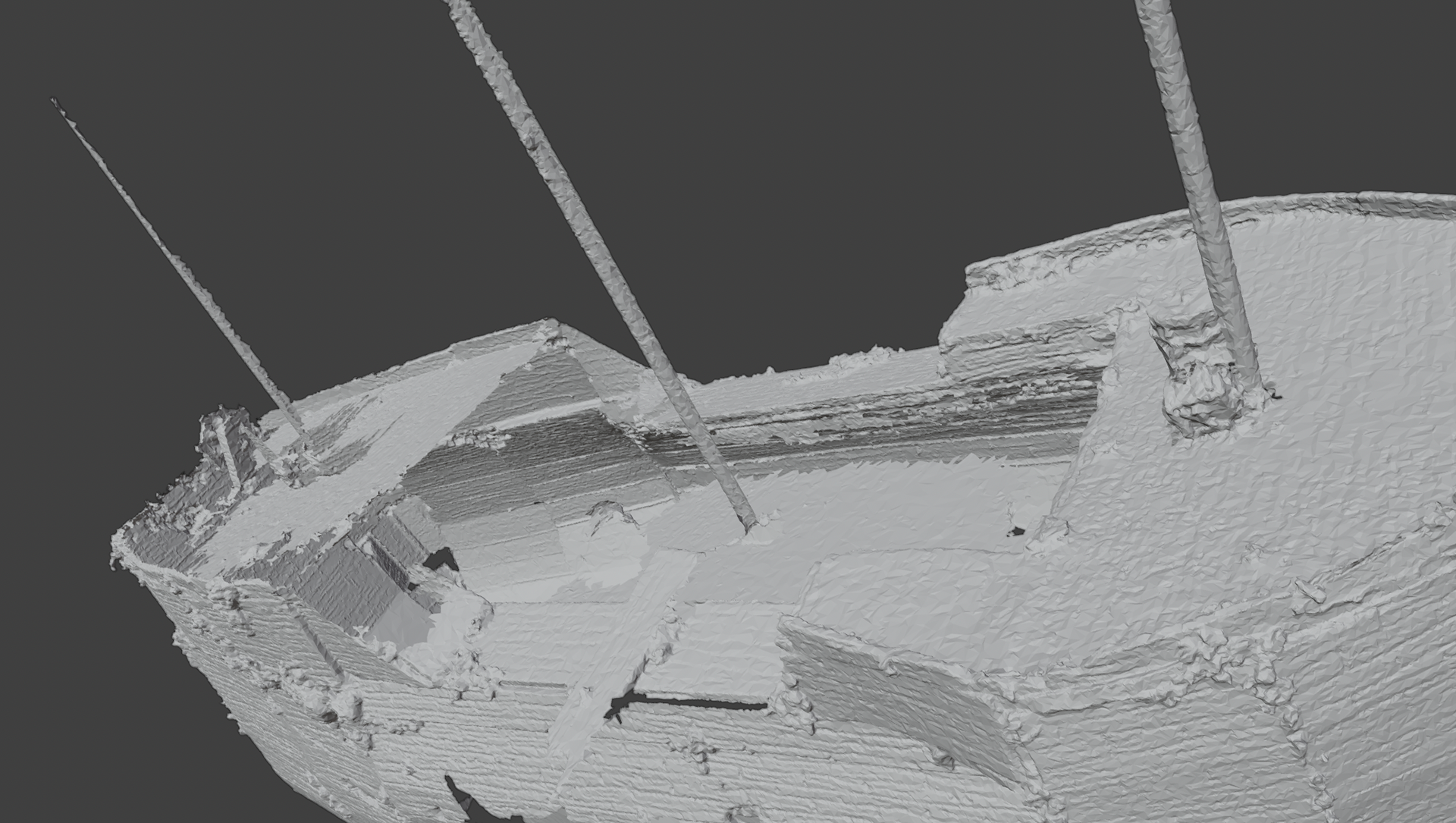 Photogrammetry Foam Boat Scan