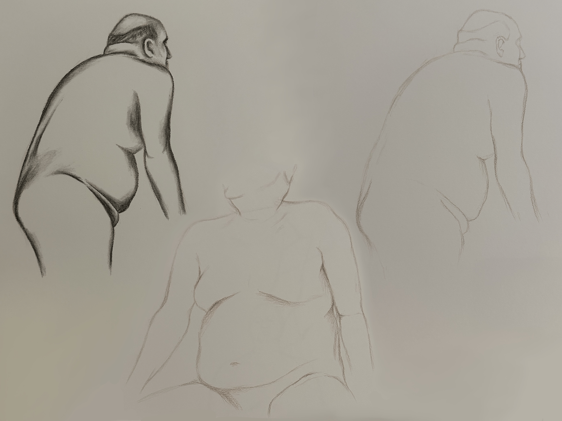 Life Drawing Class. 5 minutes