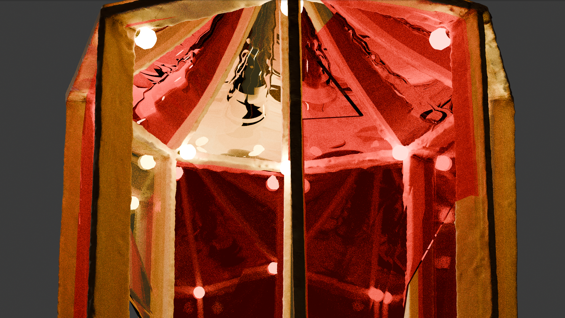 Glass Circus Model: Reality Capture edited in Blender with virtual lighting