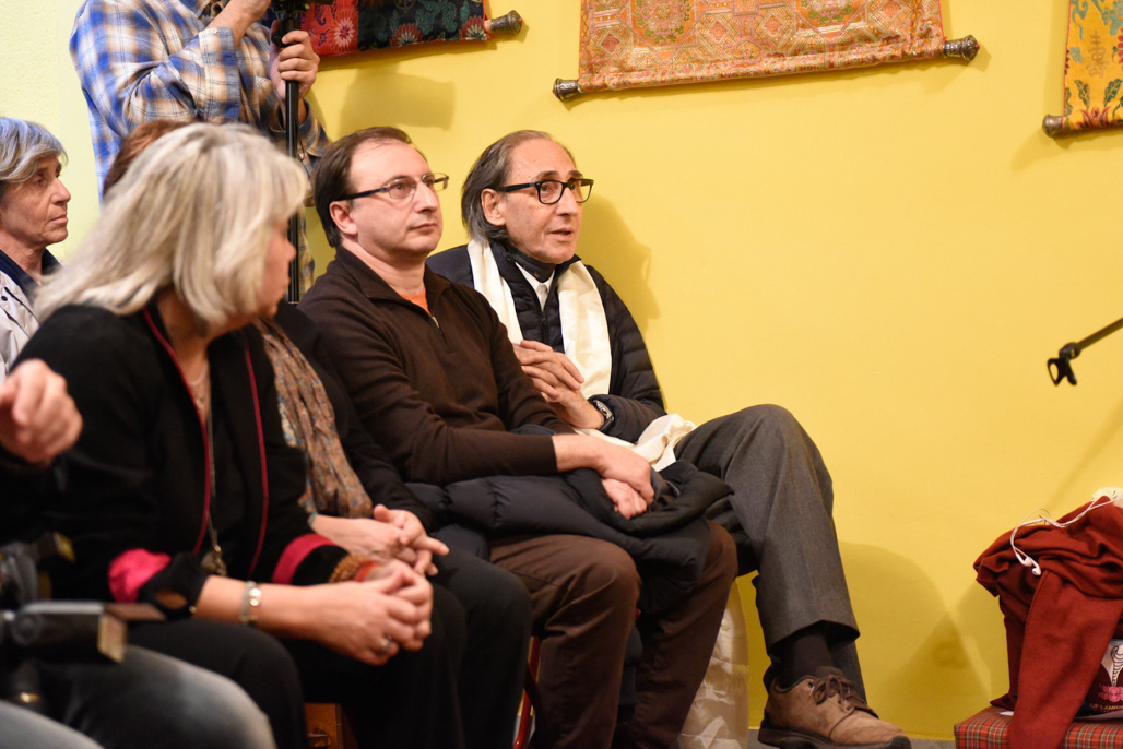 Franco Battiato. Inaugurazione sede associazioni Buddhiste. Palermo, Italy, 2016