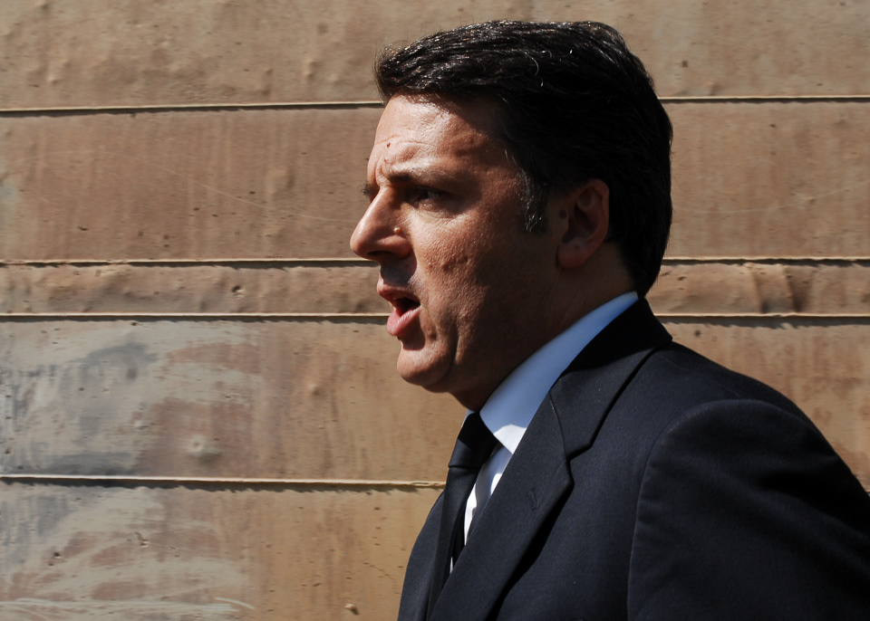 Matteo Renzi. Inaugurazione viadotto Himera, autostrada PA-CT. 2016