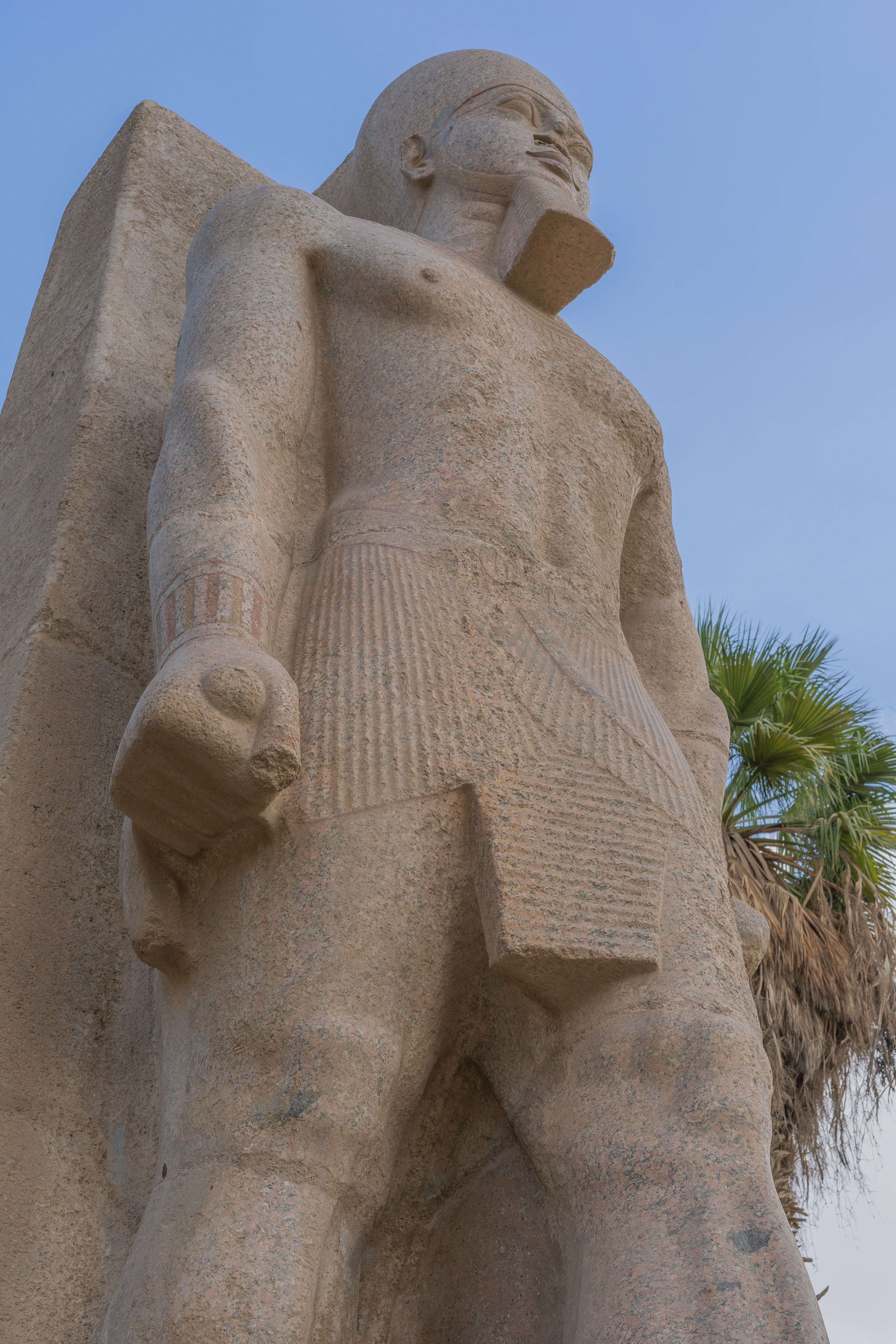 statue of Ramses II in Memphis