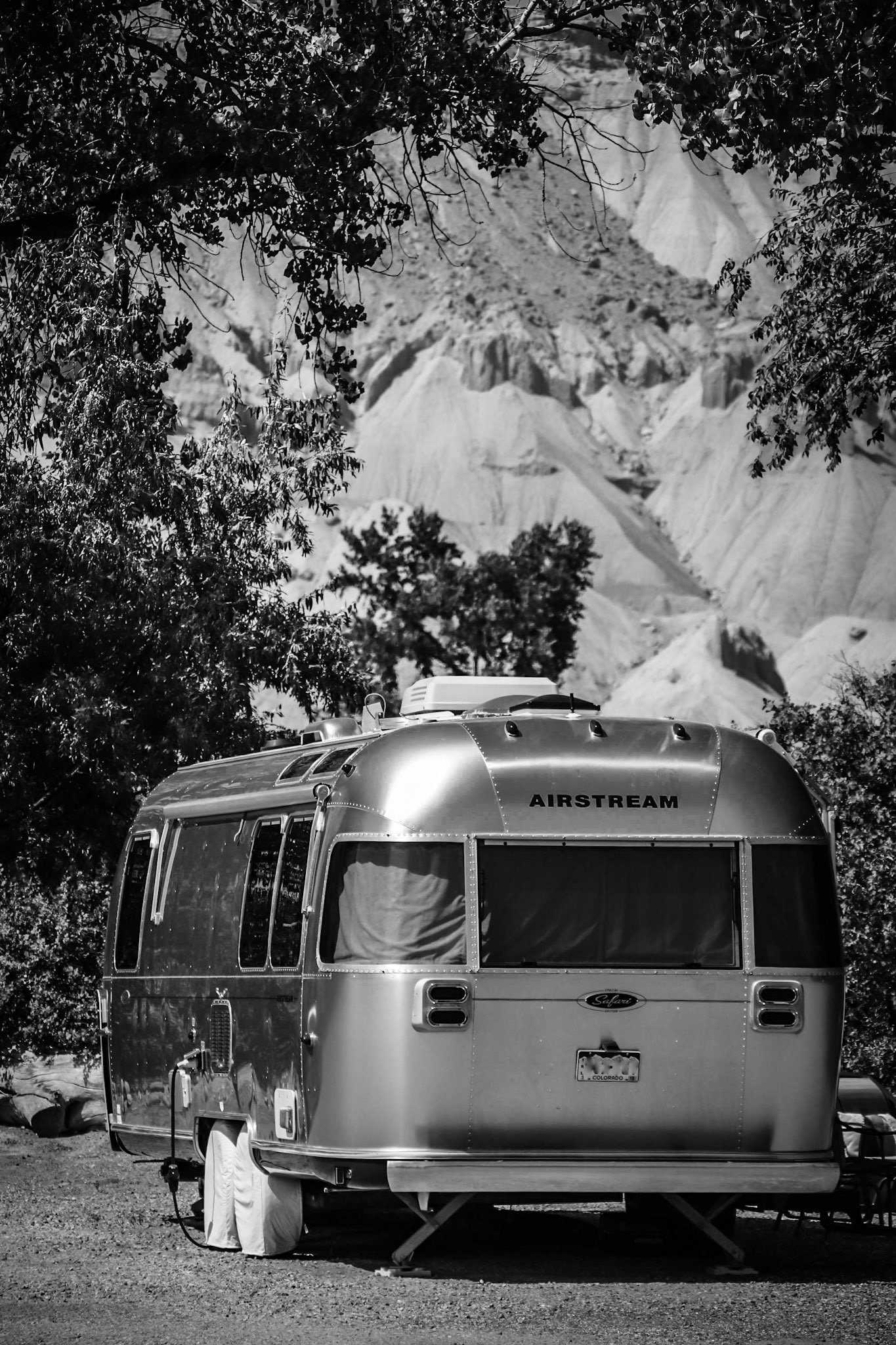 Airsteam Trailer and Mount Garfield - Palisade, Colorado
