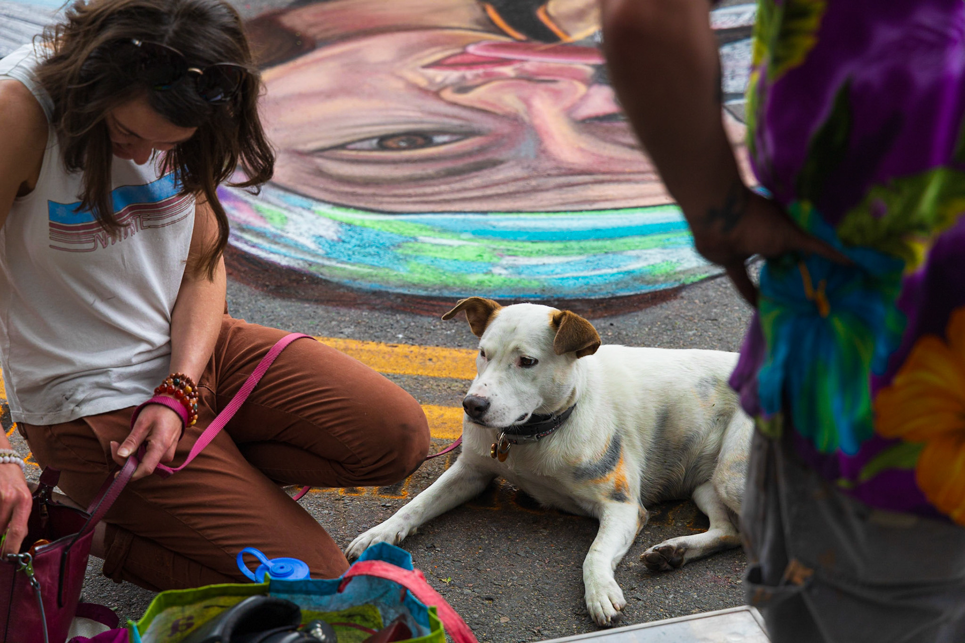 Chalky Dog - Denver Chalk Art Festival