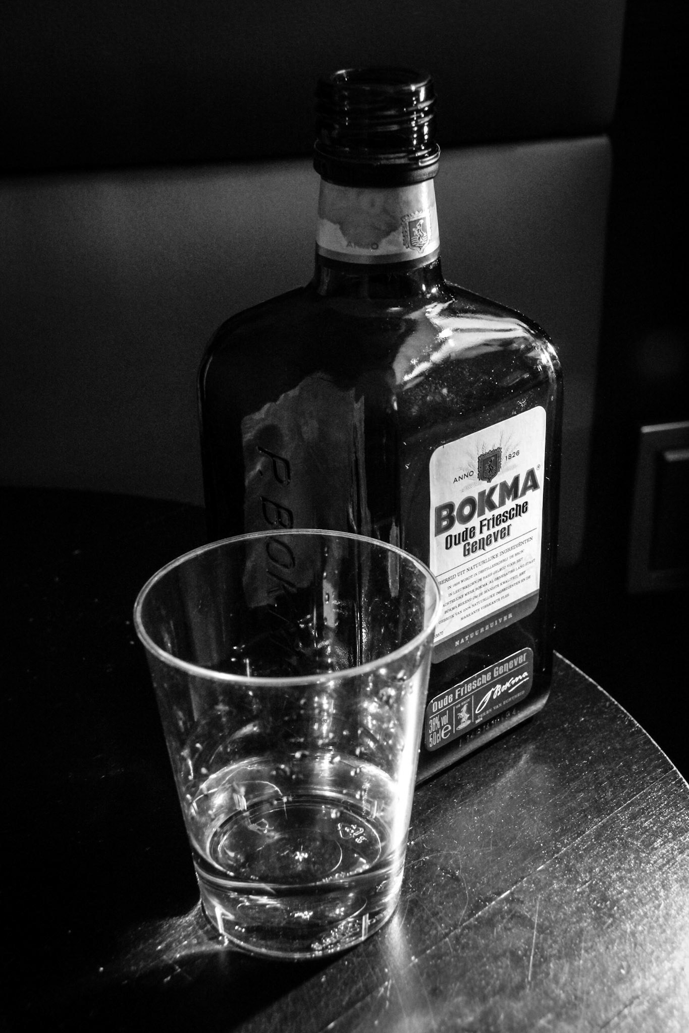 Bottle of Bokma Oude Genever