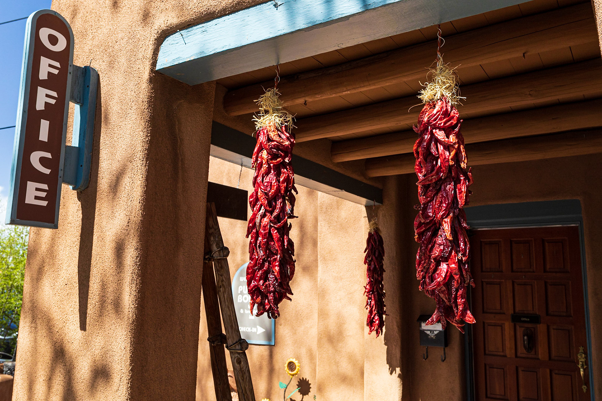 Ristras and Adobe - Santa Fe, New Mexico