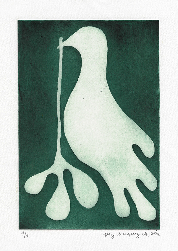 "La paix" var. vert