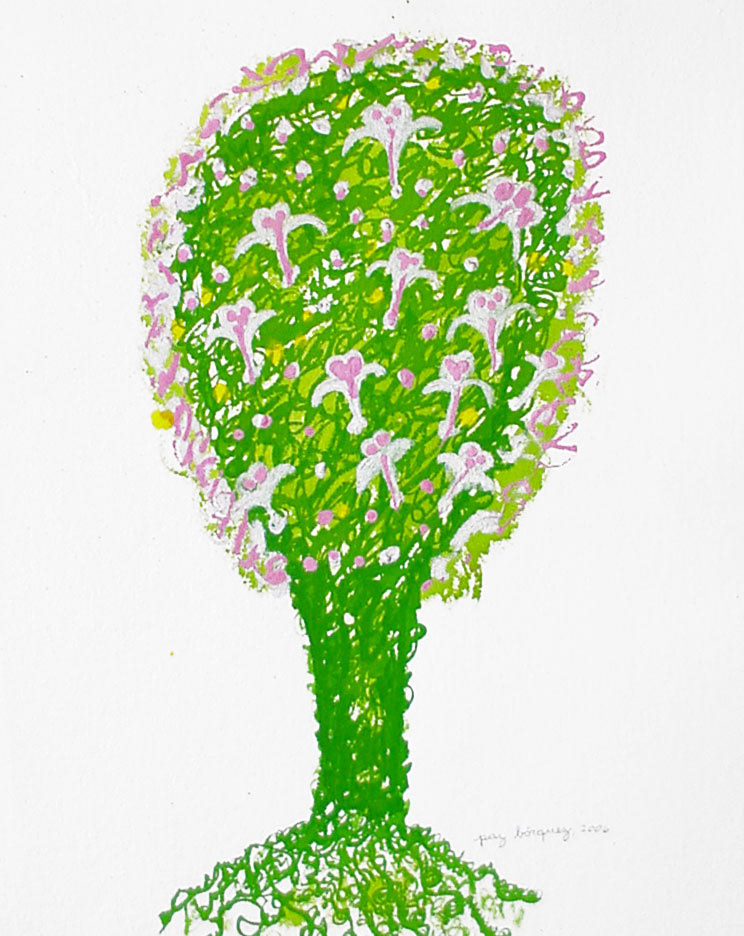 L'arbre 10, encre sur papier: 45x56
