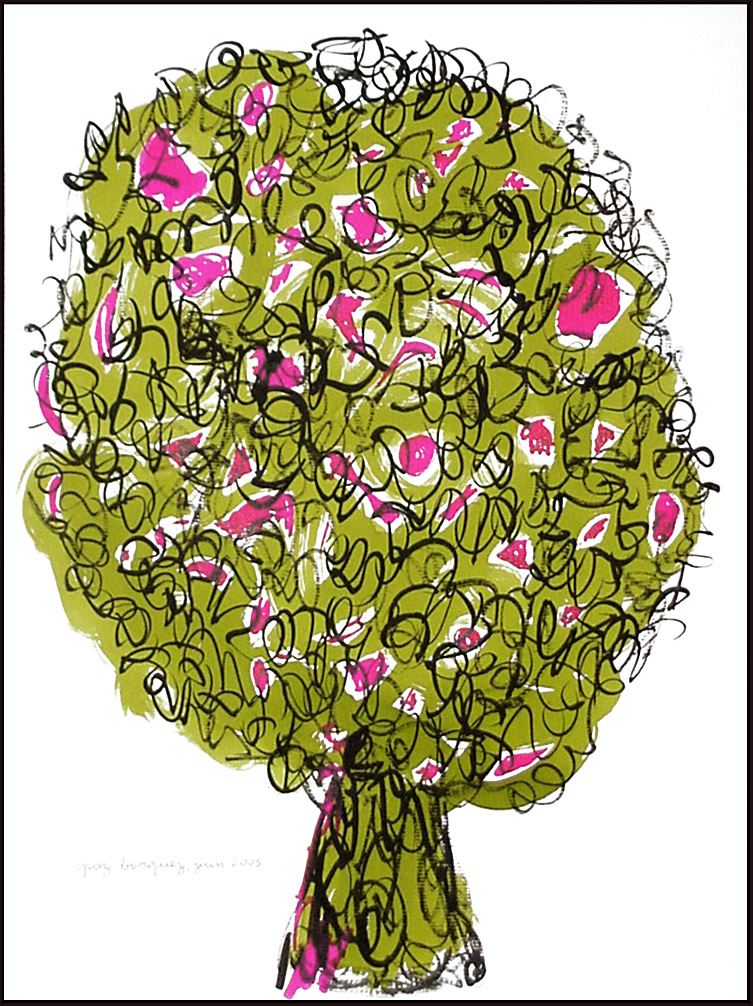 L'arbre 3, encre sur papier: 36x48