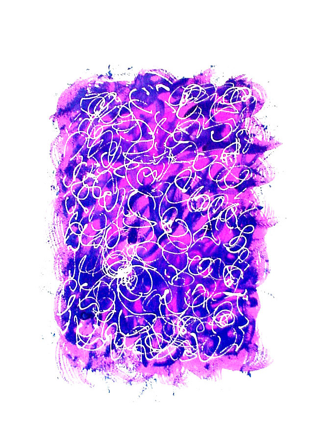 Illumination, encre sur papier: 46x61