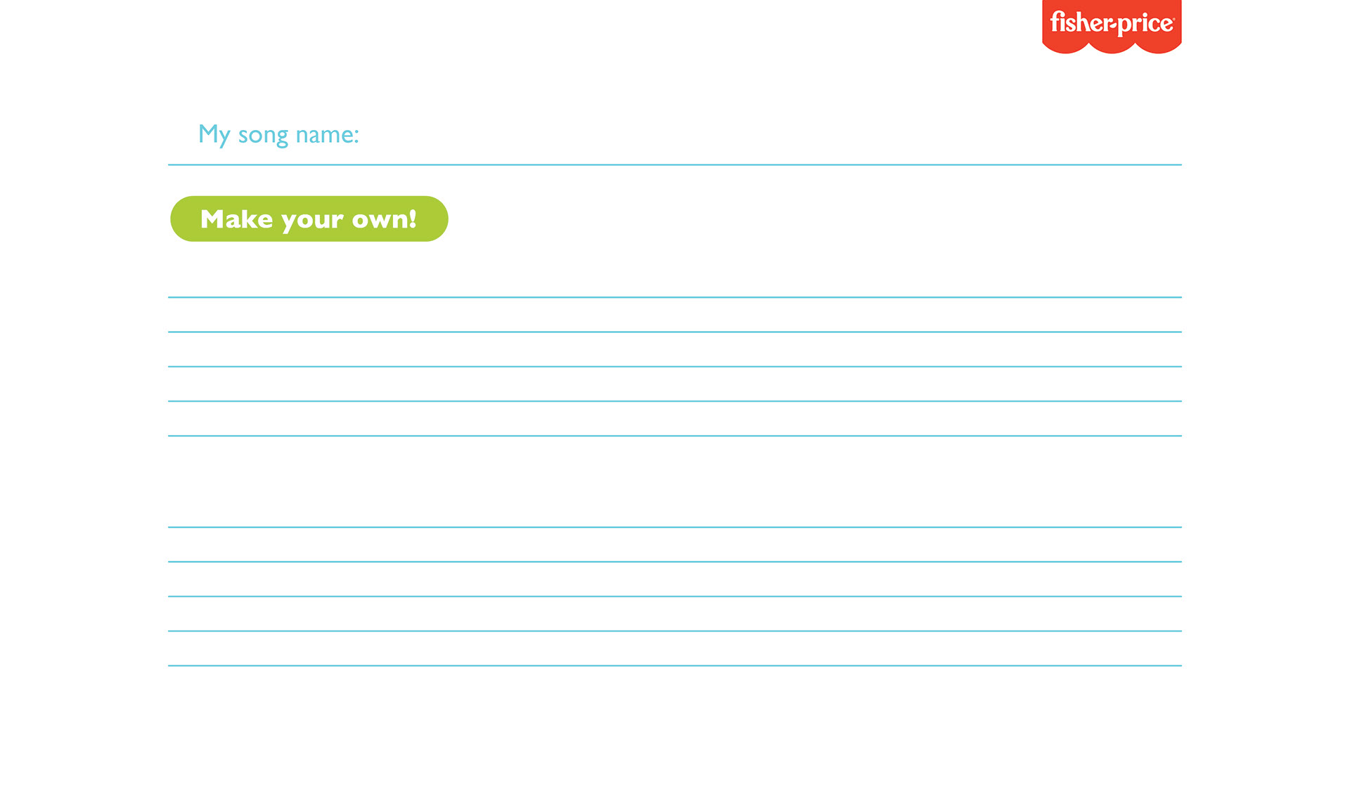 Create Your Own Music Sheet