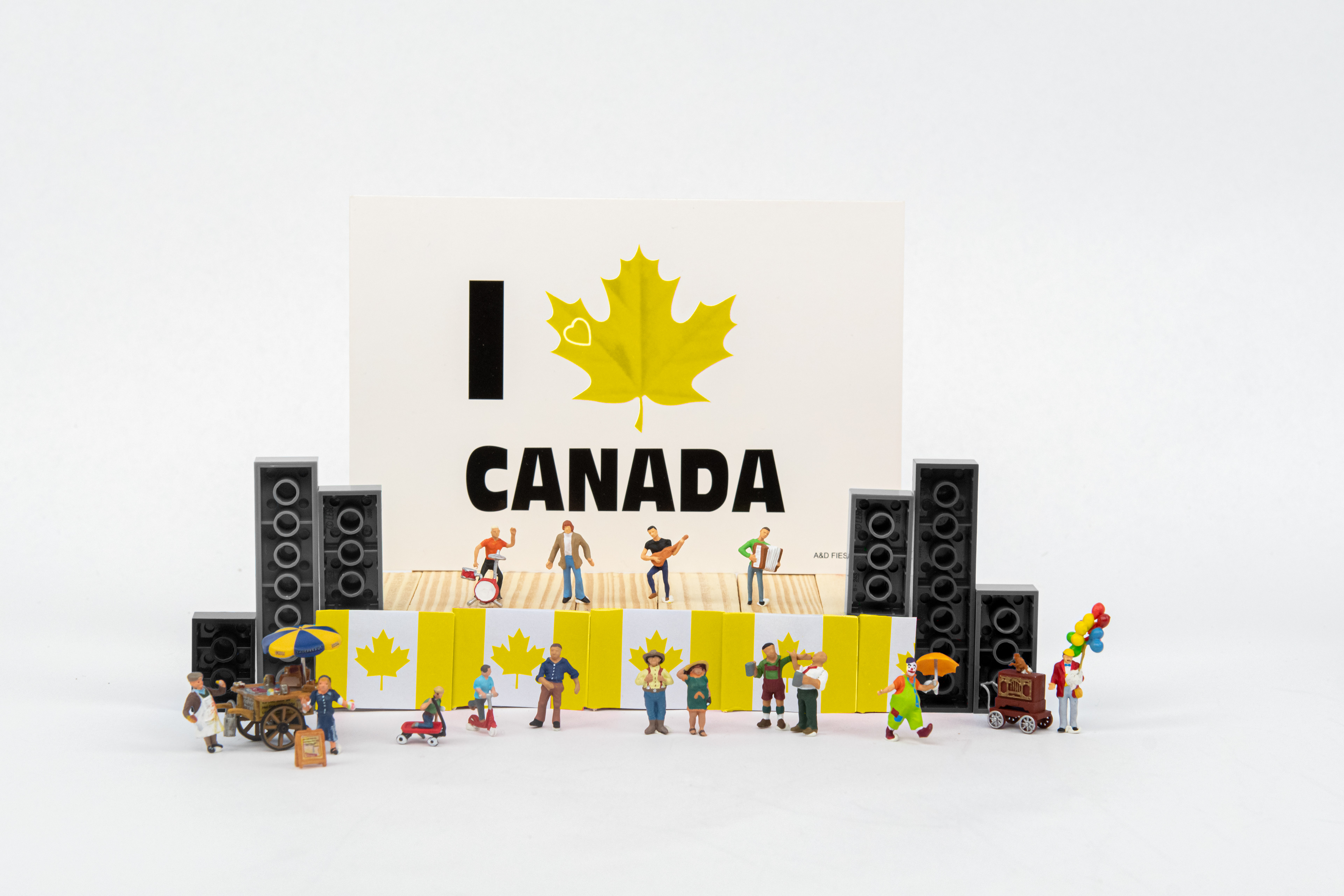 Quarantine Project Day 103 - Somehow Canada Day does not feel quite right when you are in Yellow phase of recovery. 2020-07-01 Projet quarantaine jour 103 - La fête du Canada est différente lorsque vous êtes en phase jaune du plan de rétablissement. (1er juillet 2020)