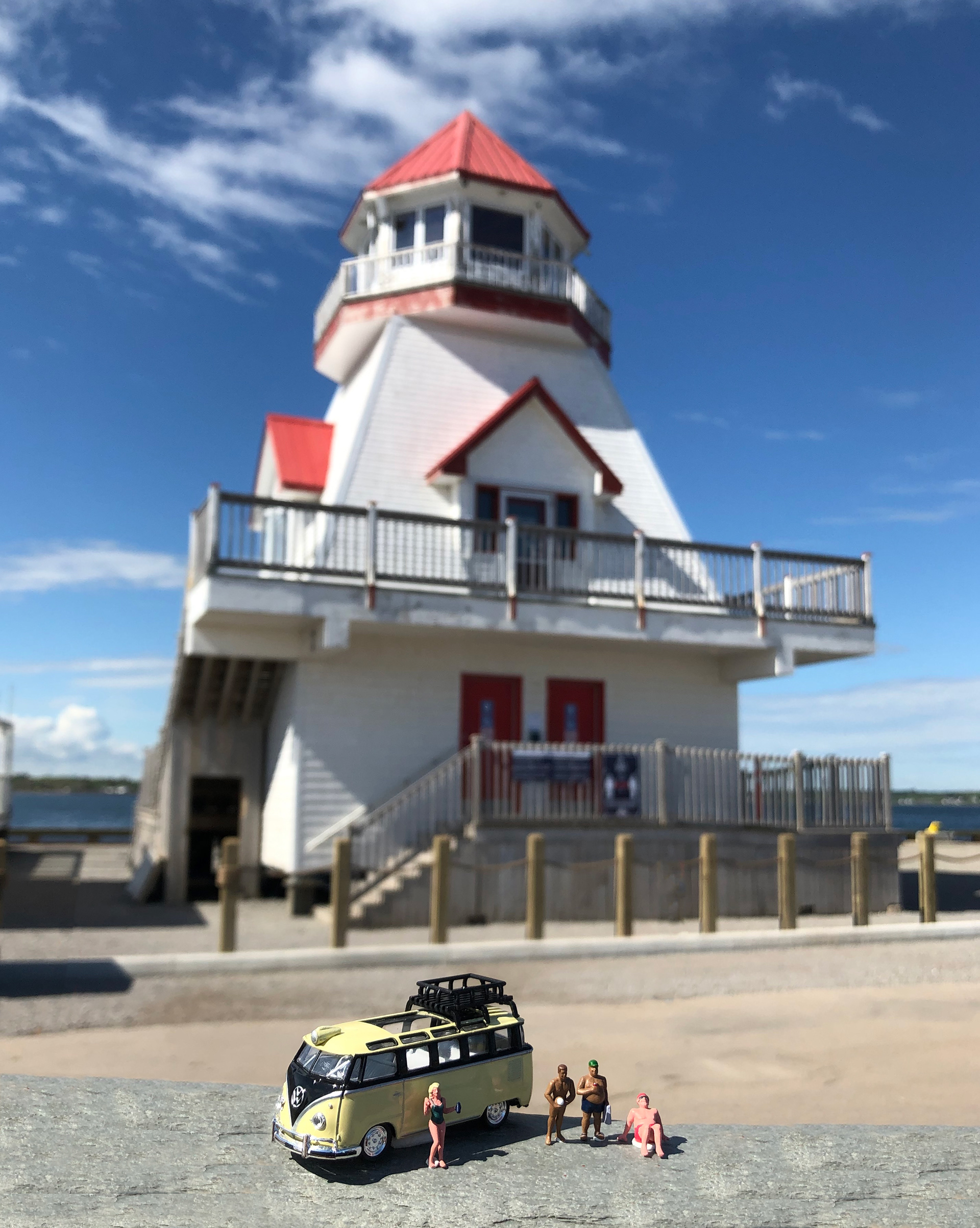 Quarantine Project Day 73 - Pointe-du-Chêne wharf a beloved spot for many locals and tourists. Projet quarantaine jour 73 – Le quai de Pointe-du-Chêne, un endroit apprécié de nombreux habitants et touristes.