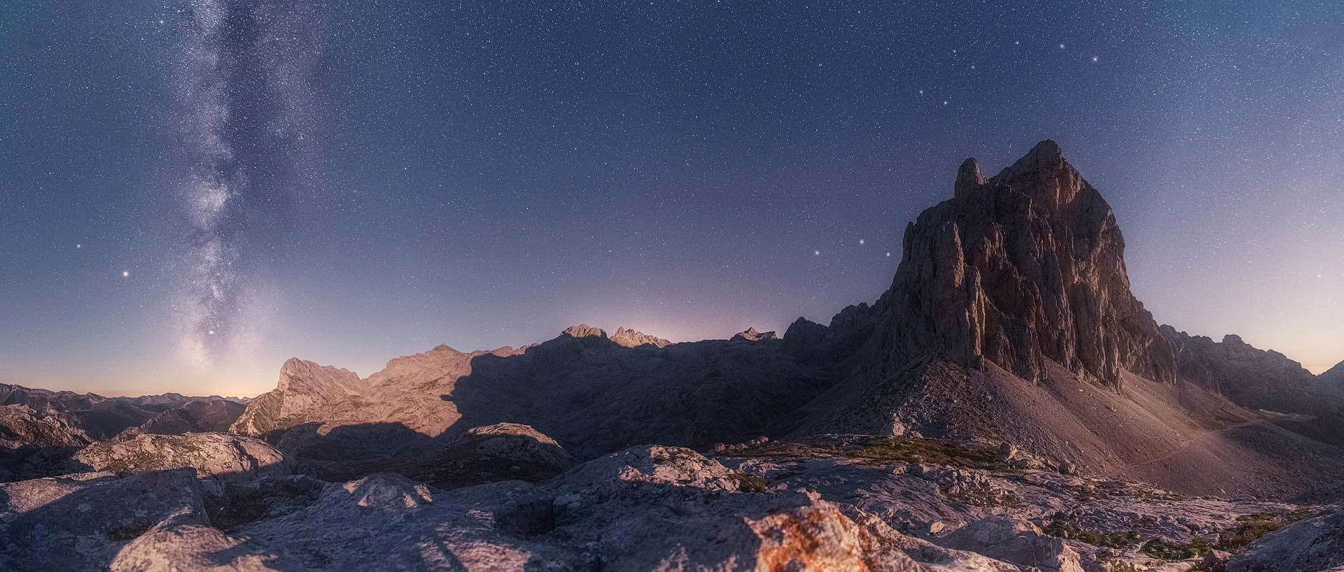 Star-Covered Mountain