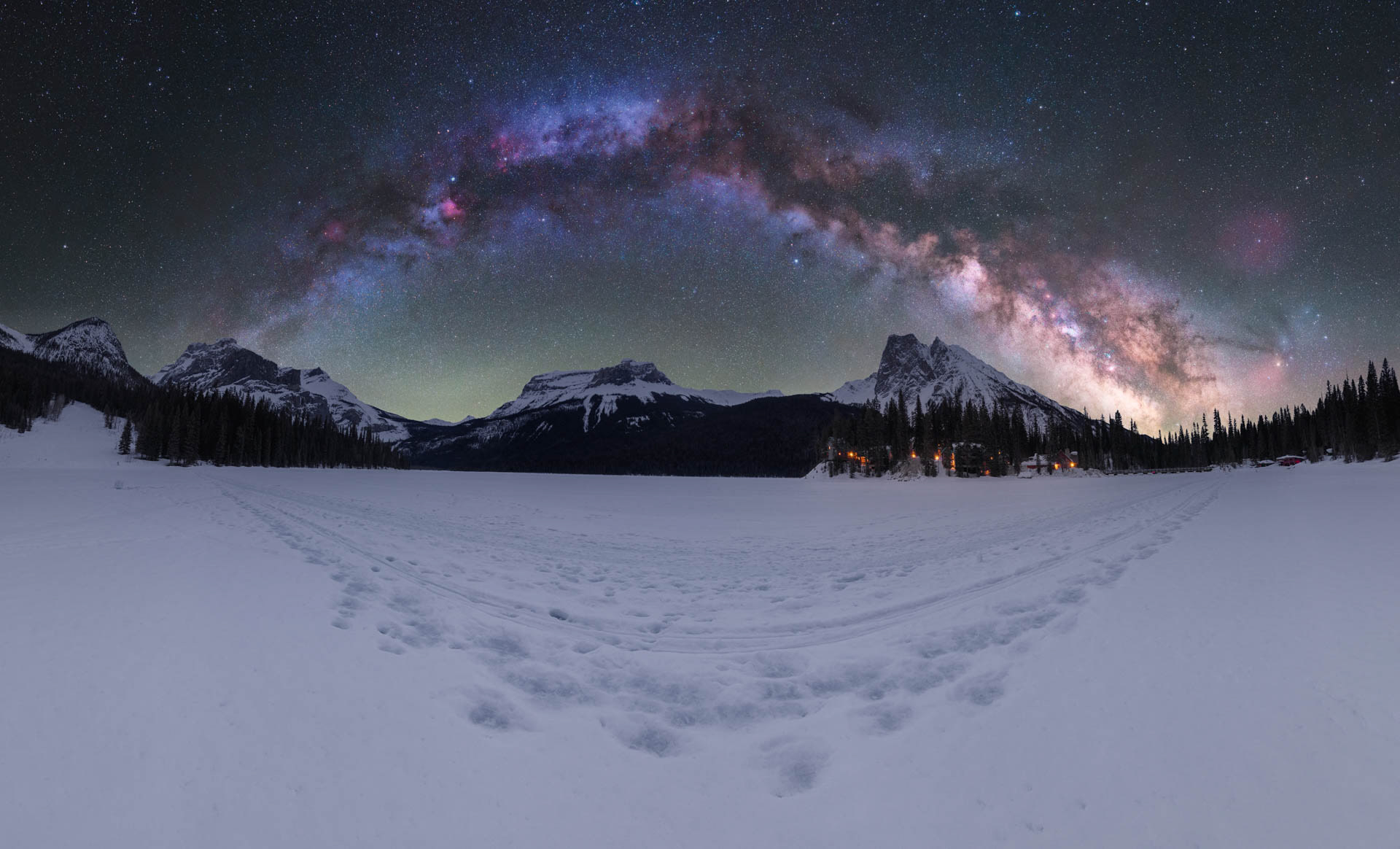 Sleeping under the stars, Emerald Lake