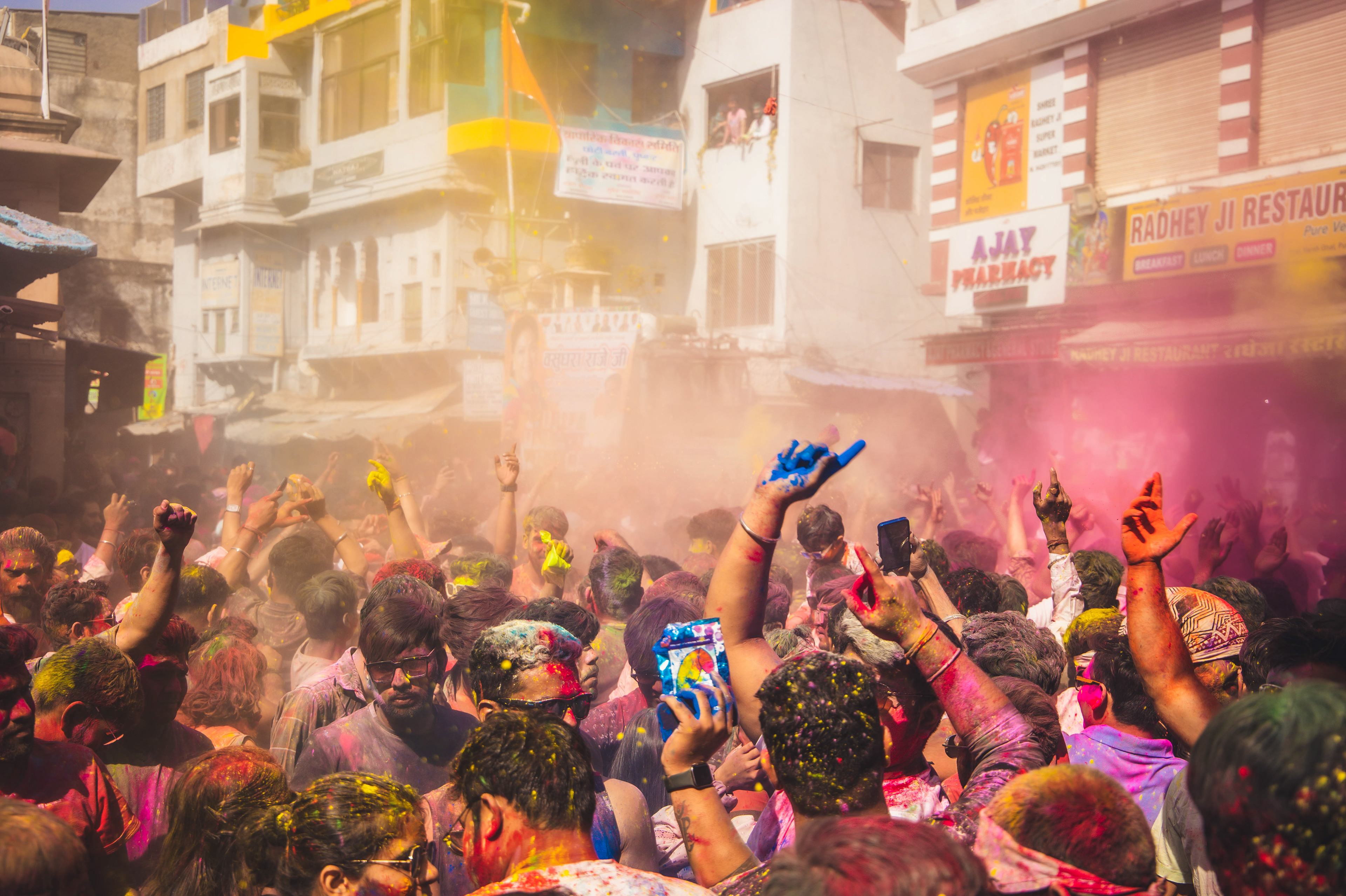 Holi Festival of Colours - Pushkar, India