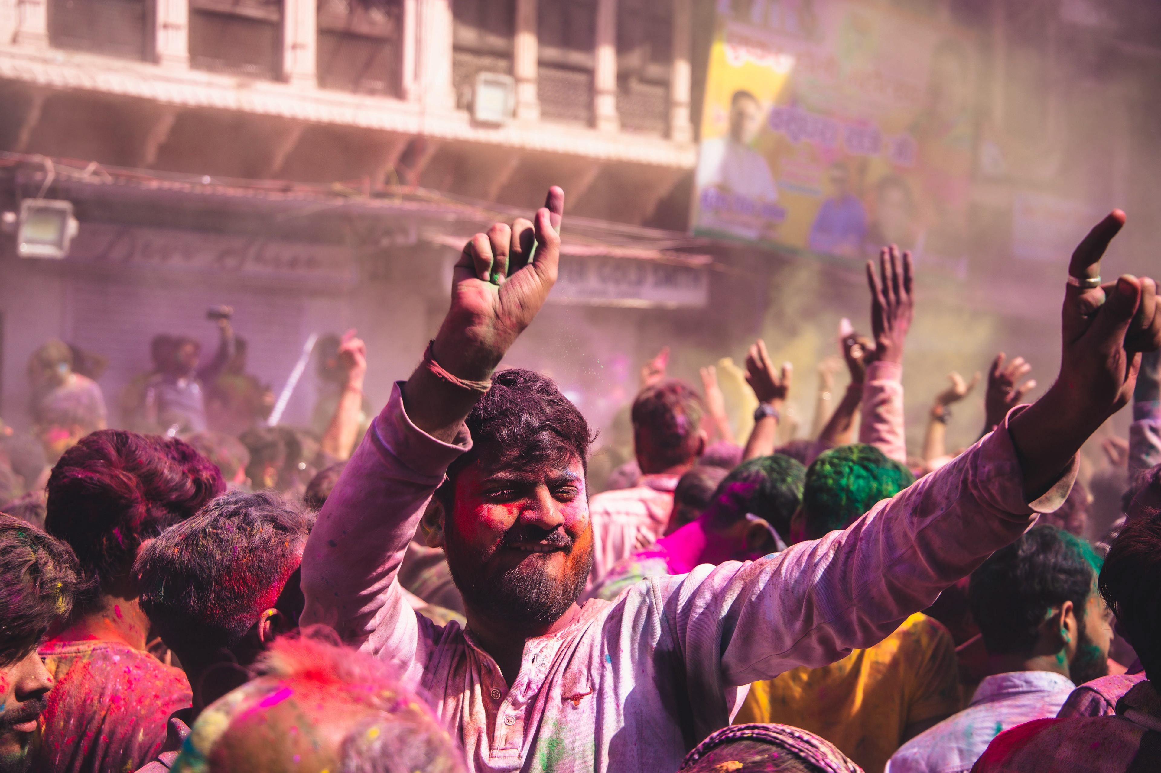 Holi Festival of Colours - Pushkar, India