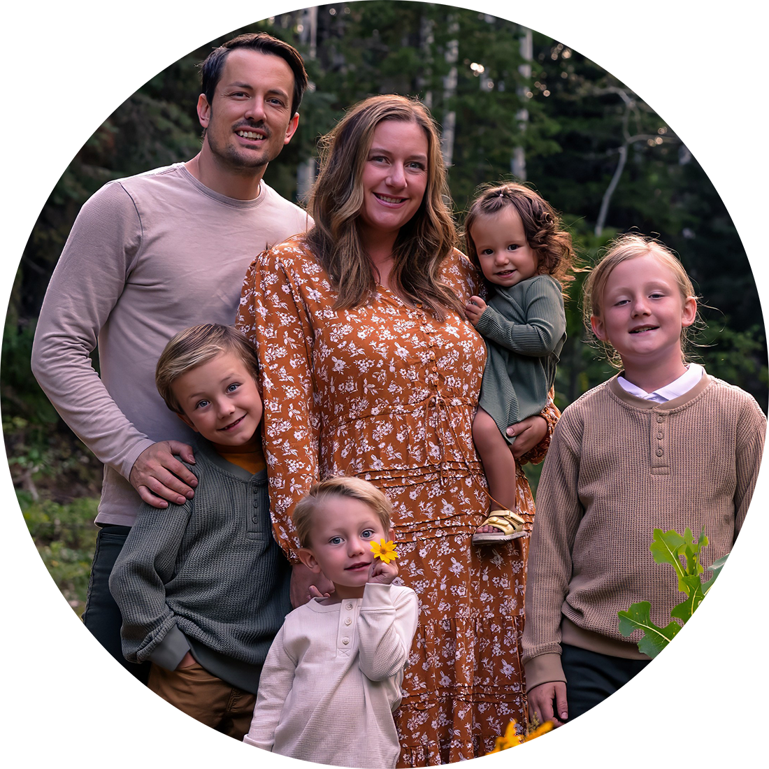 An image of Jeffrey Bethers and his family