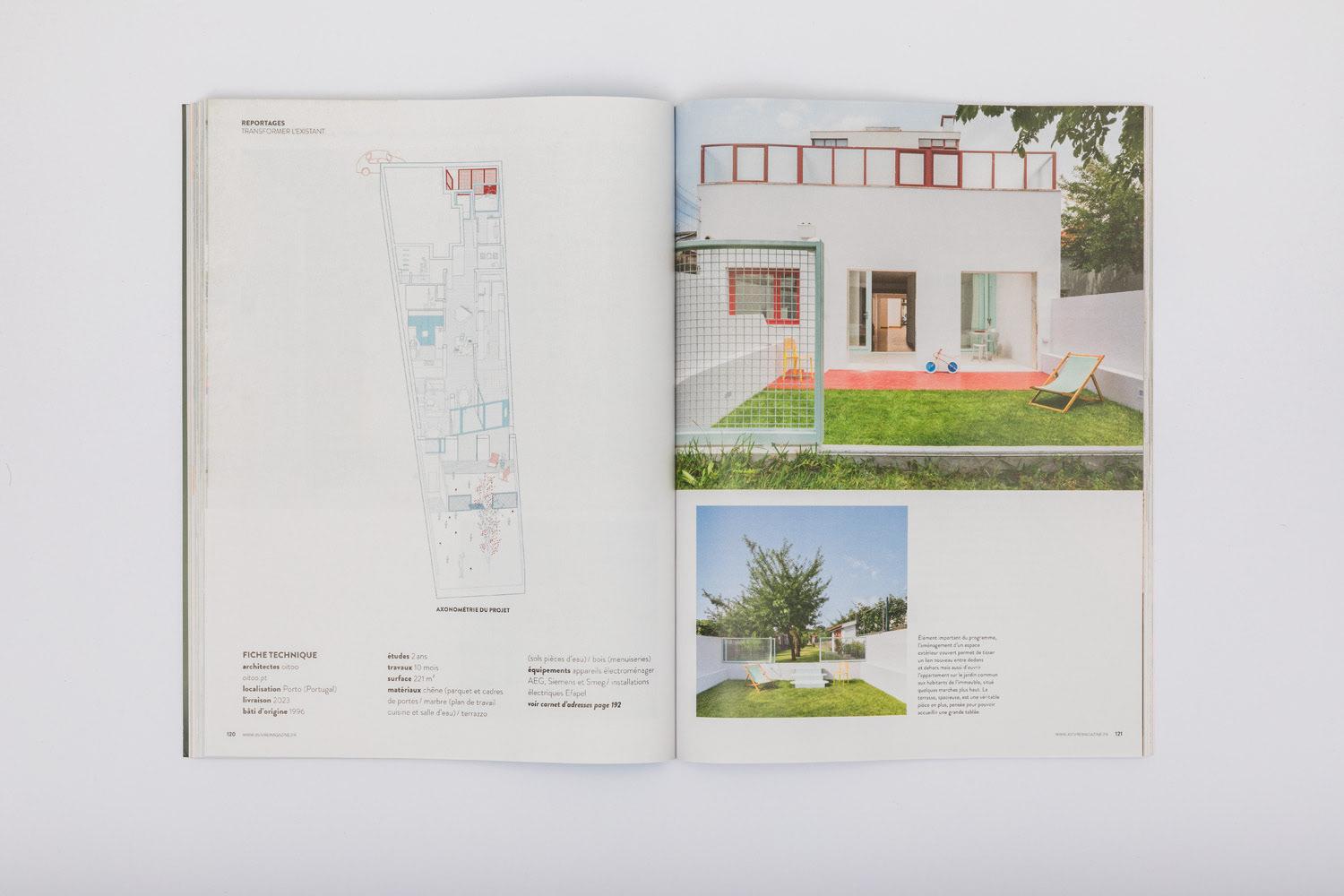 A Vivre Magazine - HS60 - Faites entrer le soleil! - Ground Floor House in Serralves - Oitoo