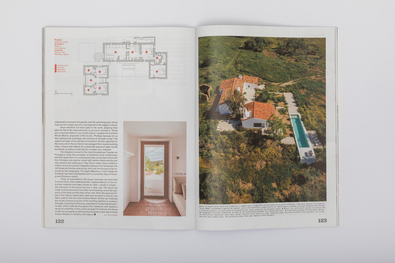 Abitare 627 - Ritmo Lento - Casa da Volpe - Marchi Architects
