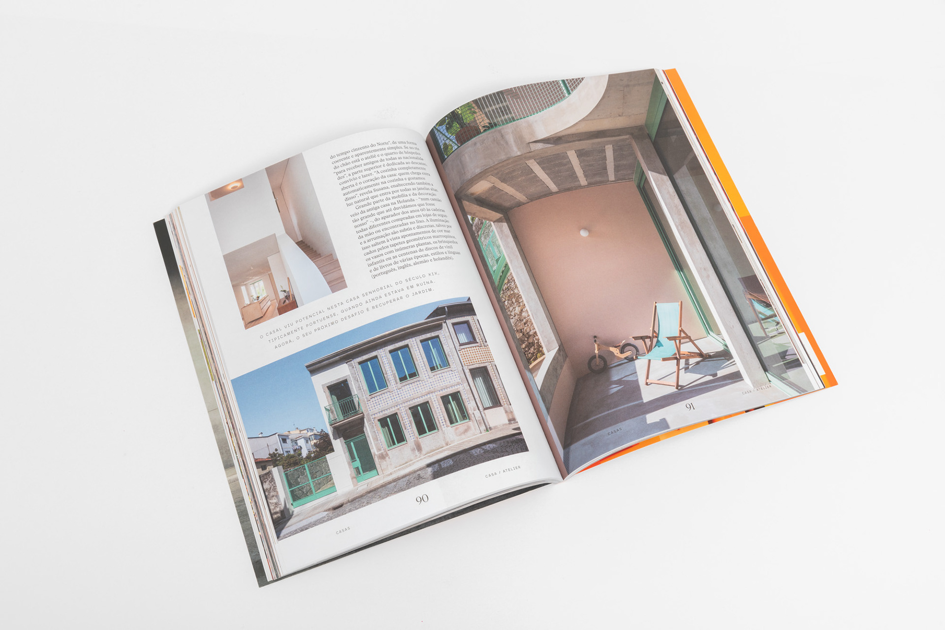 OBSERVADOR LifeStyle n25 - Carvalho Bernau, Uma Casa/Atelier Pincelada de Verde-Água