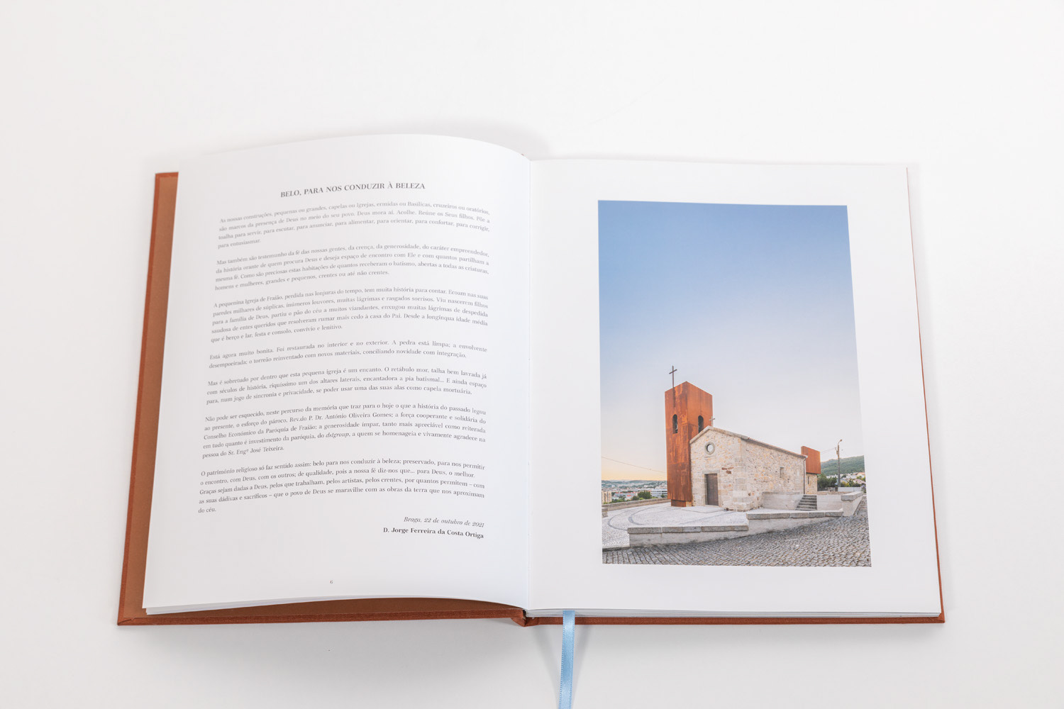 Livro - Igreja Ancestral de Fraião: História, Restauro e Futuro - DST - Nuno Capa