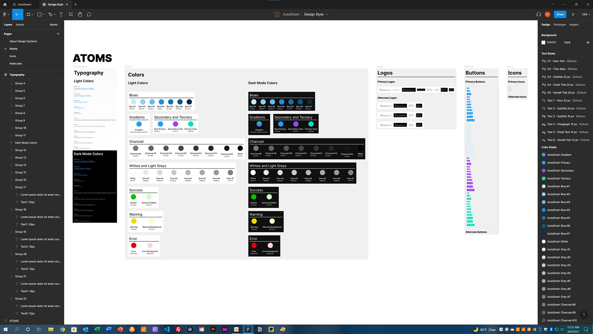AutoSmart Design System - Aug 2022
