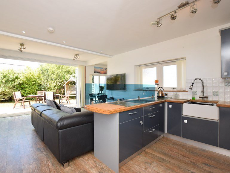 open kitchen space