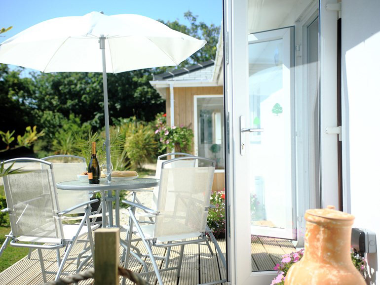 Decking Area Palms