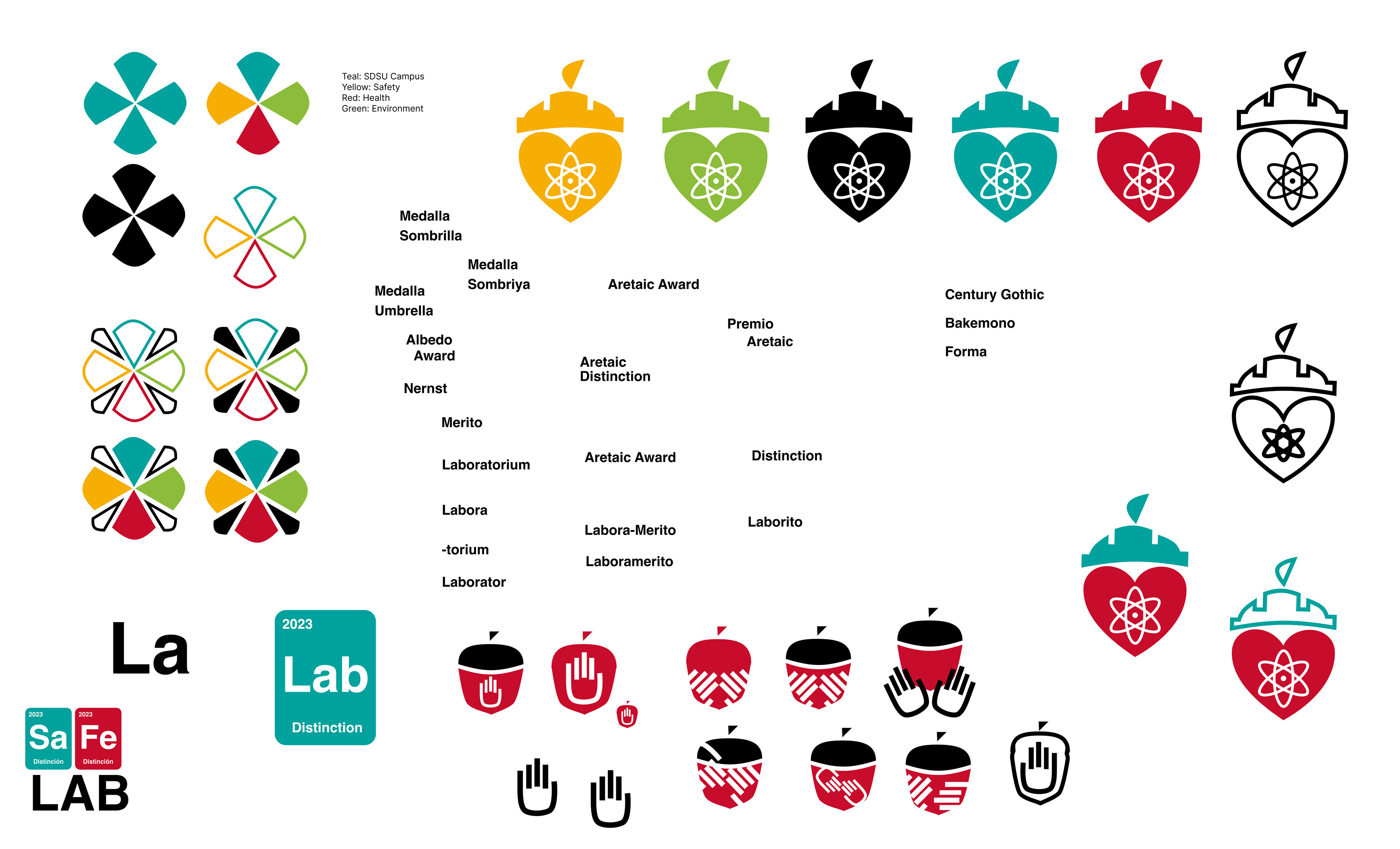Initial Digital Sketches of Logos