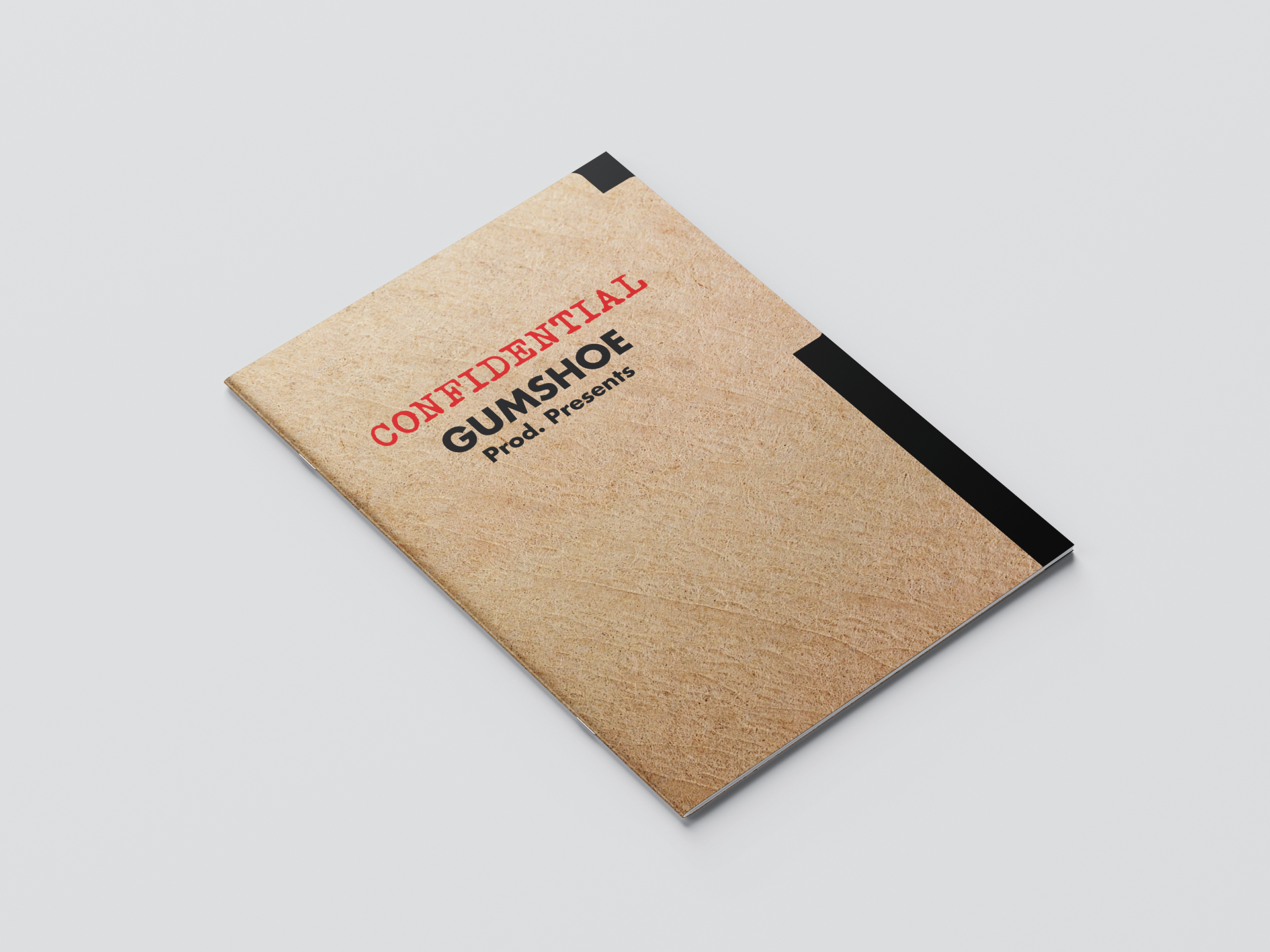 Gumshoe Booklet Mockup