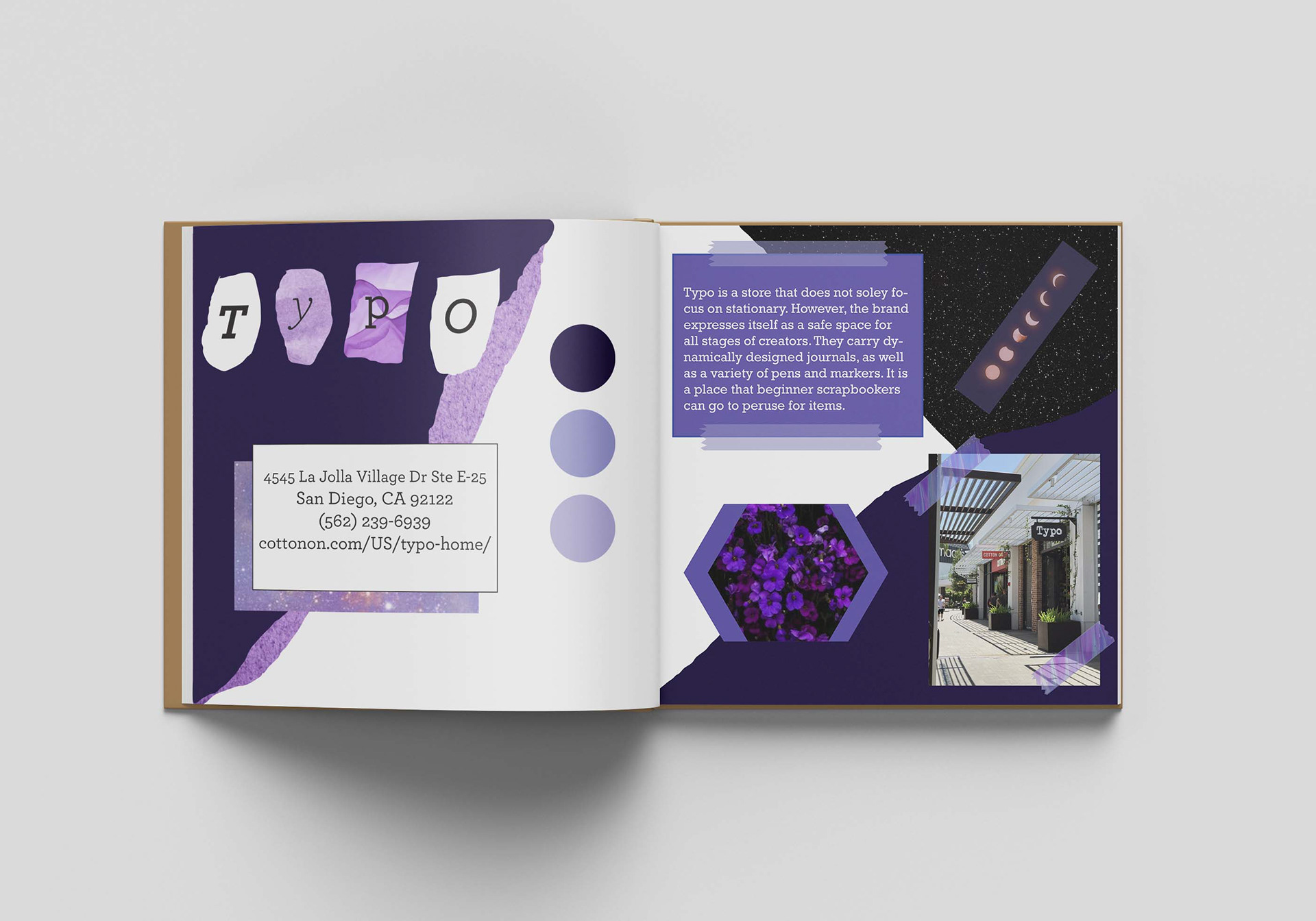 Mockup of Typo Pages