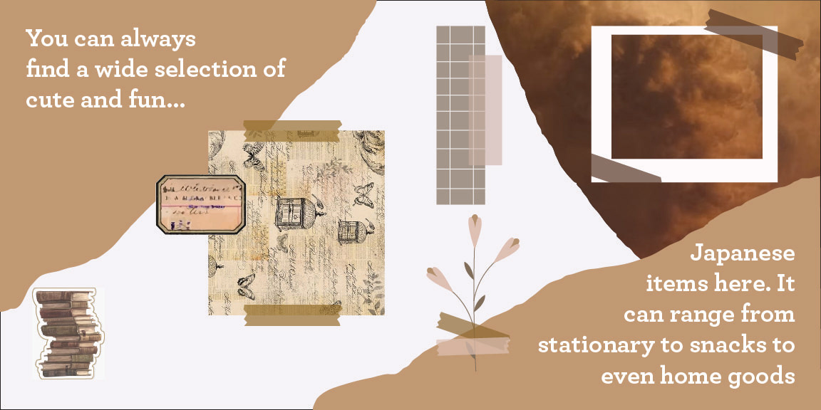 5-6 Page of Bind & Paste, Brown Aesthetic