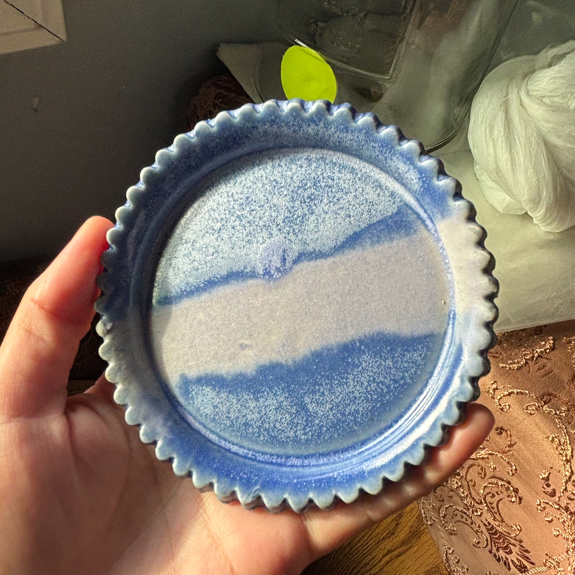 JLA Holiday Plate, 2024, porcelain