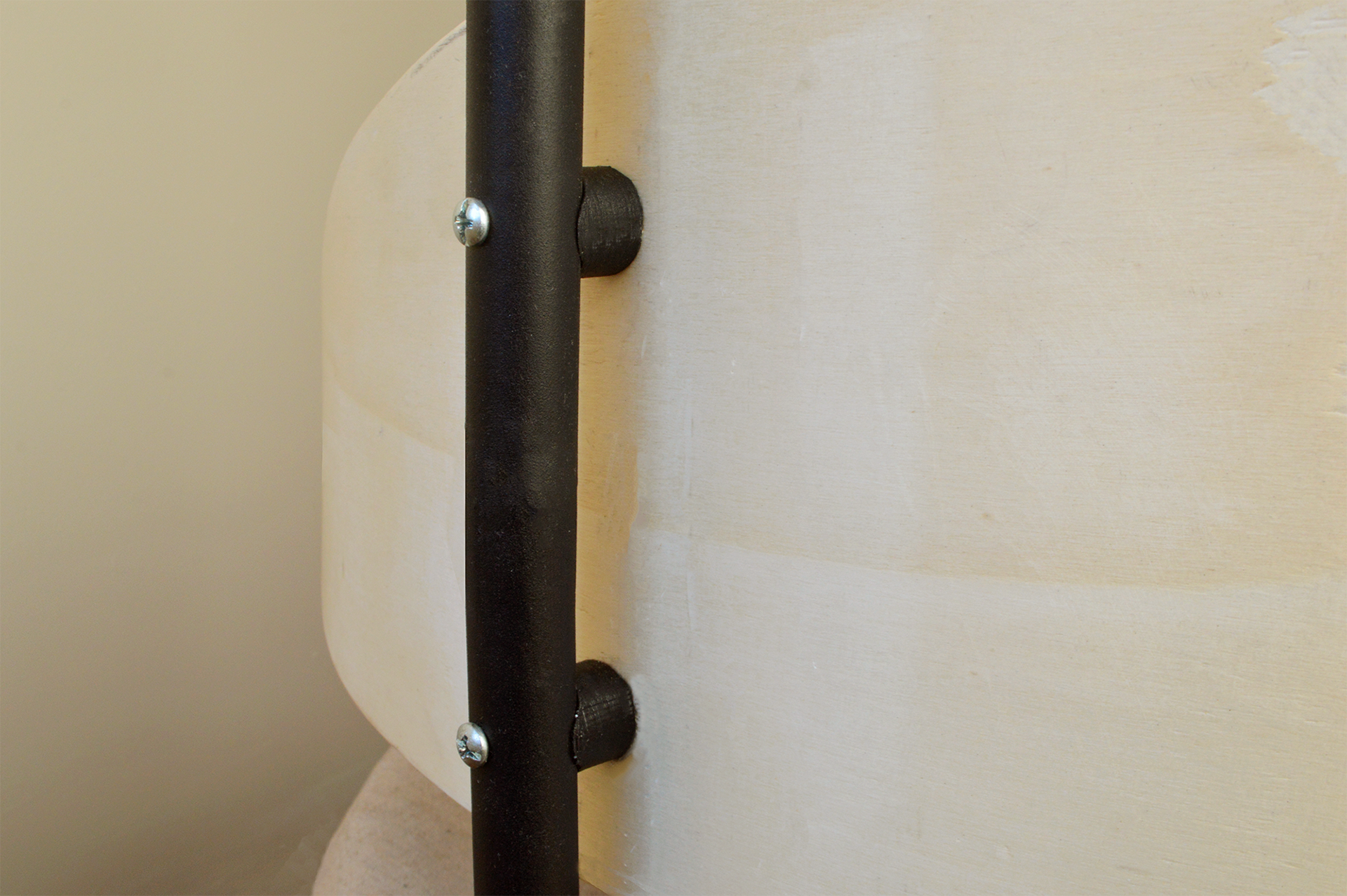 3D printed connectors for the backrest attachment