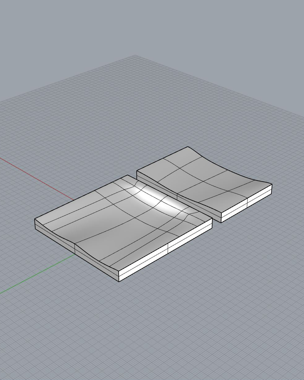 Backrest and seat are modeled to fit the body