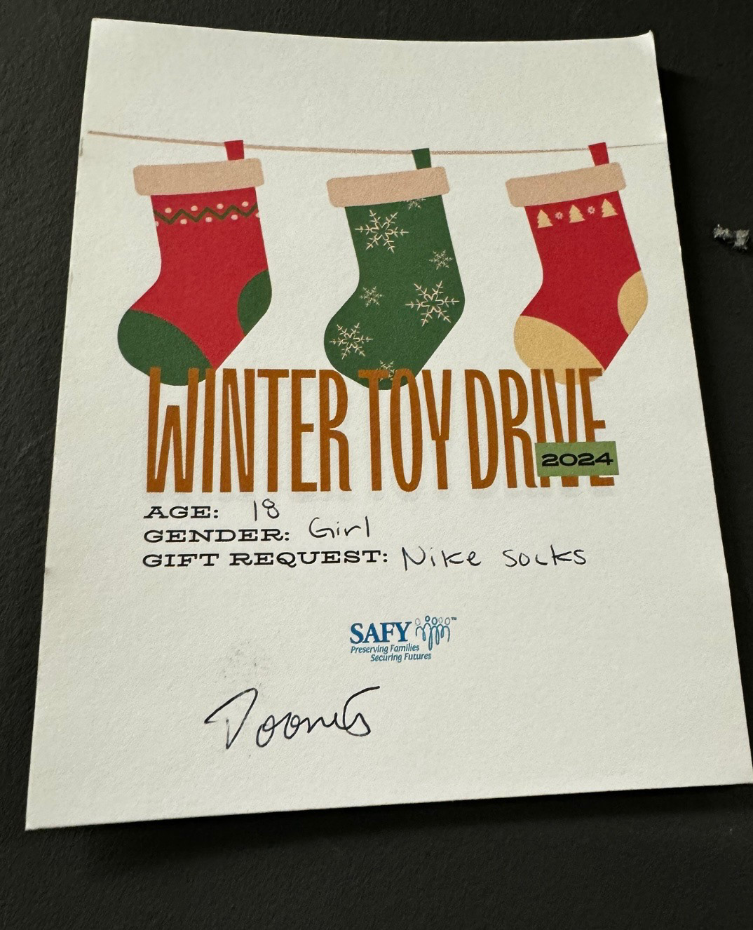 Winter Toy Drive