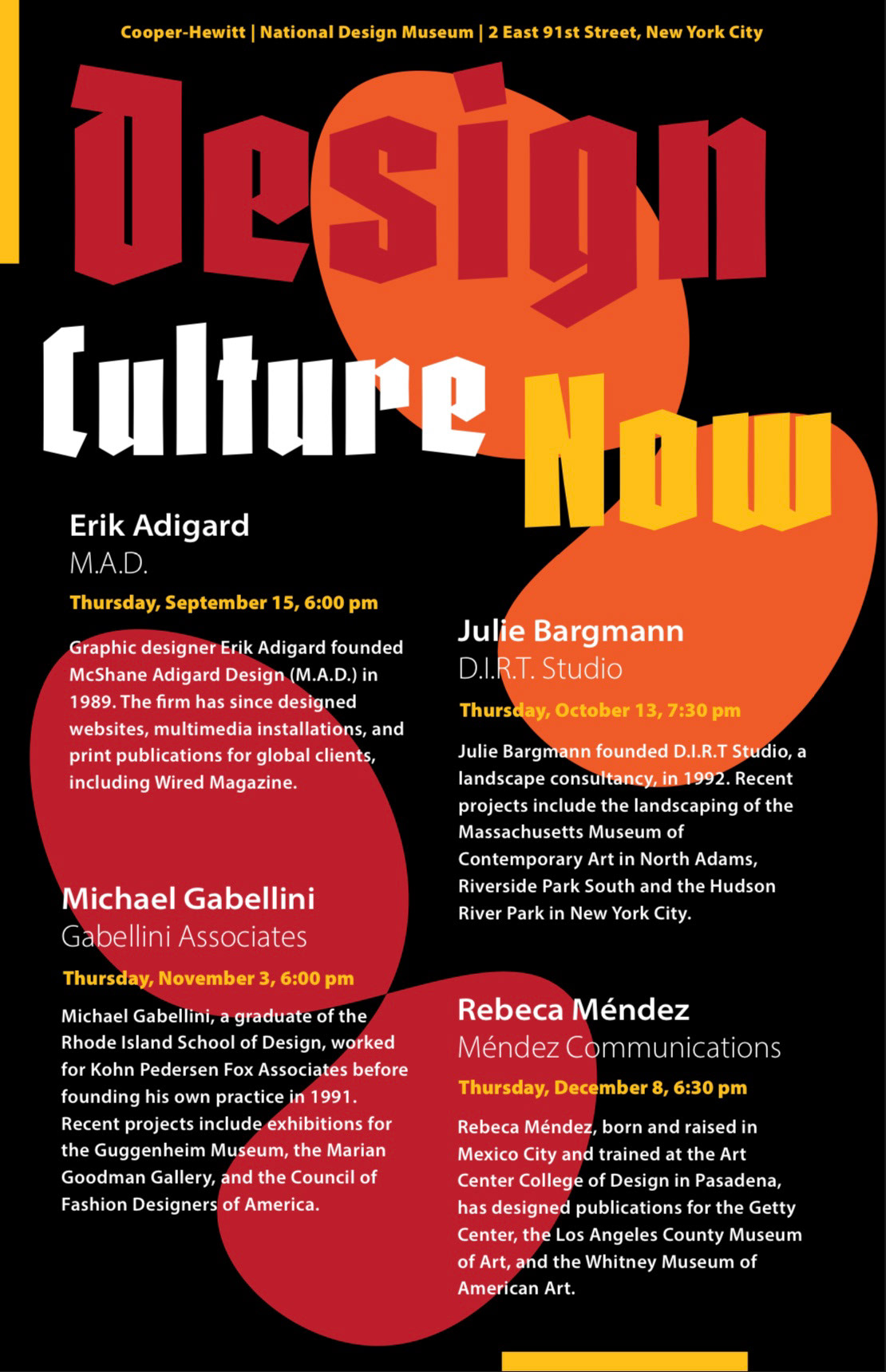 Design Culture Now Poster